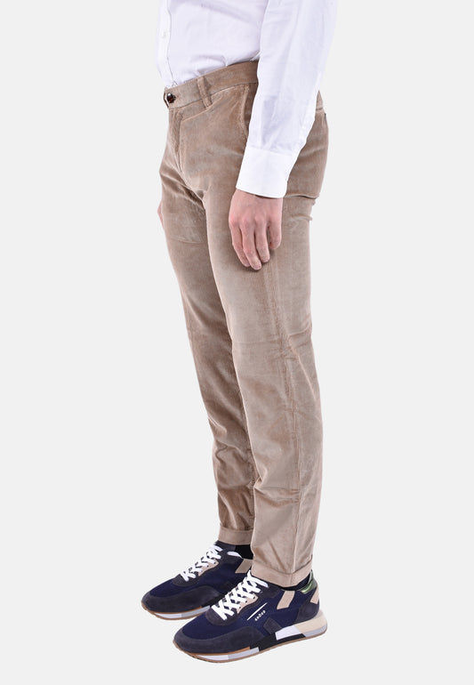 MUCHA CHINOS UOMO CON RISVOLTO