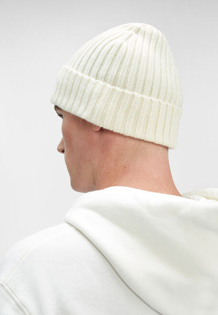 LAMBSWOOL LOGO BEANIE