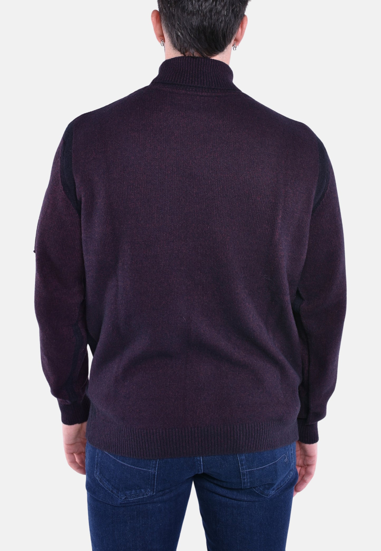 KNITWEAR TURTLE NECK IN FLEECE KNIT