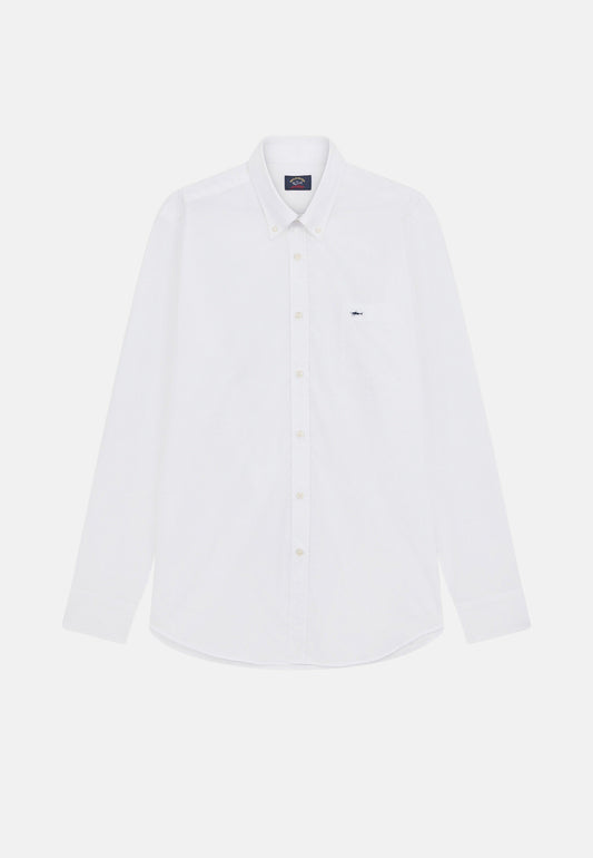 CAMICIA IN POPELINE DI COTONE