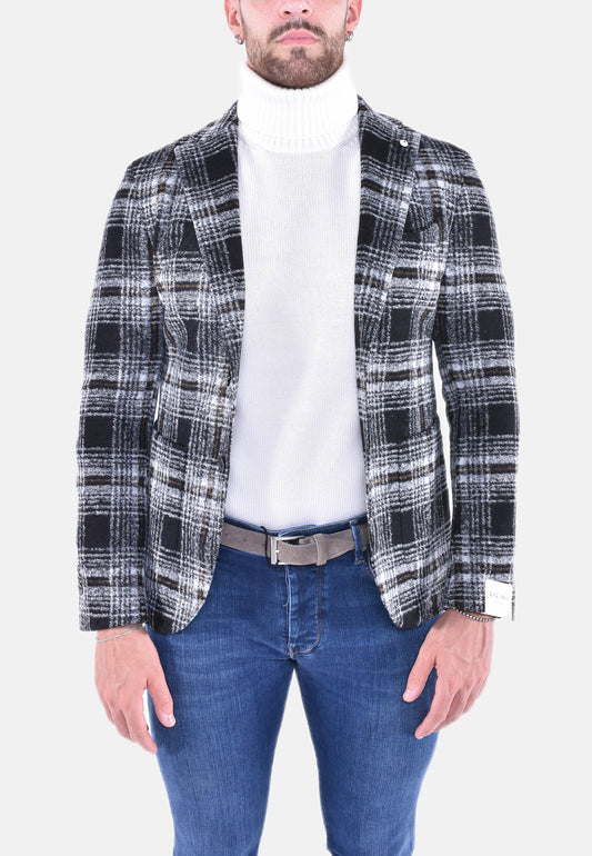 GIACCA SARTORIALE MONOPETTO REGULAR IN JERSEY