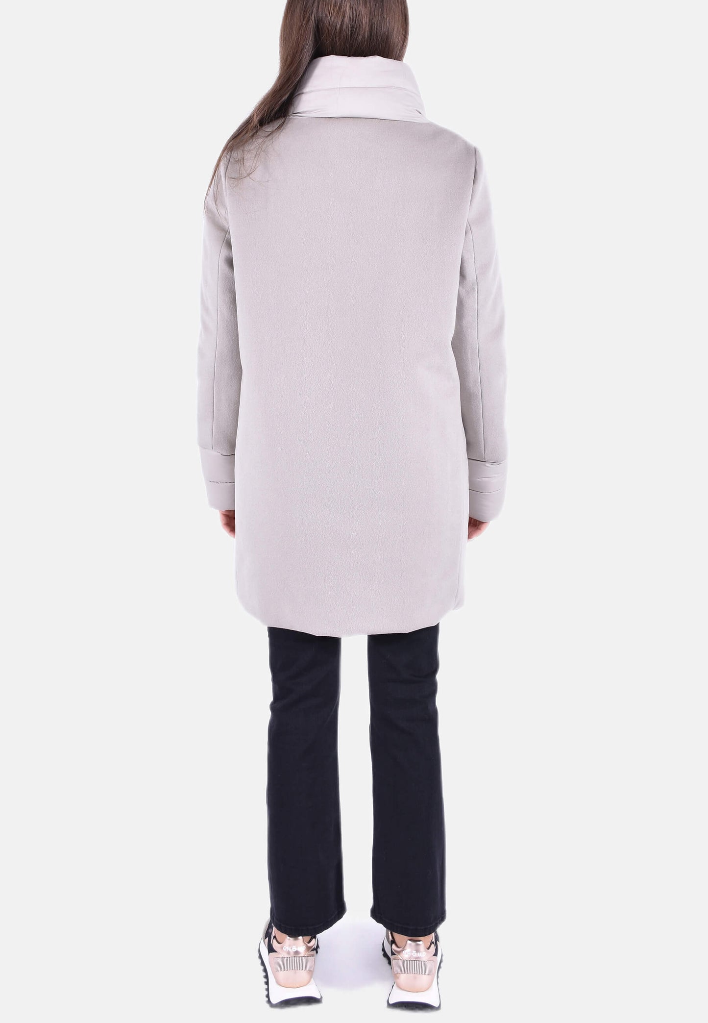 GIUBBOTTO IN LANA E PIUMA ABETE-LE