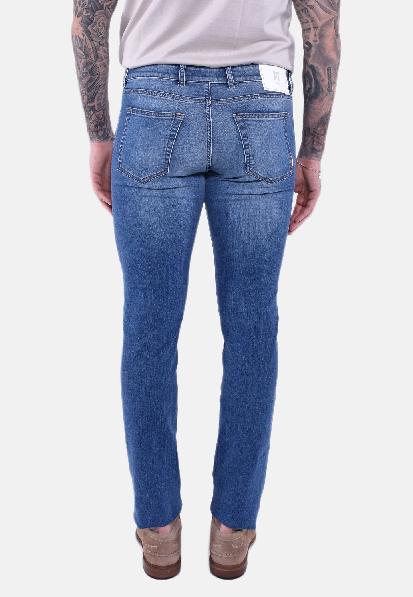 PANTALONE SWING INDIGO TRAVEL DENIM