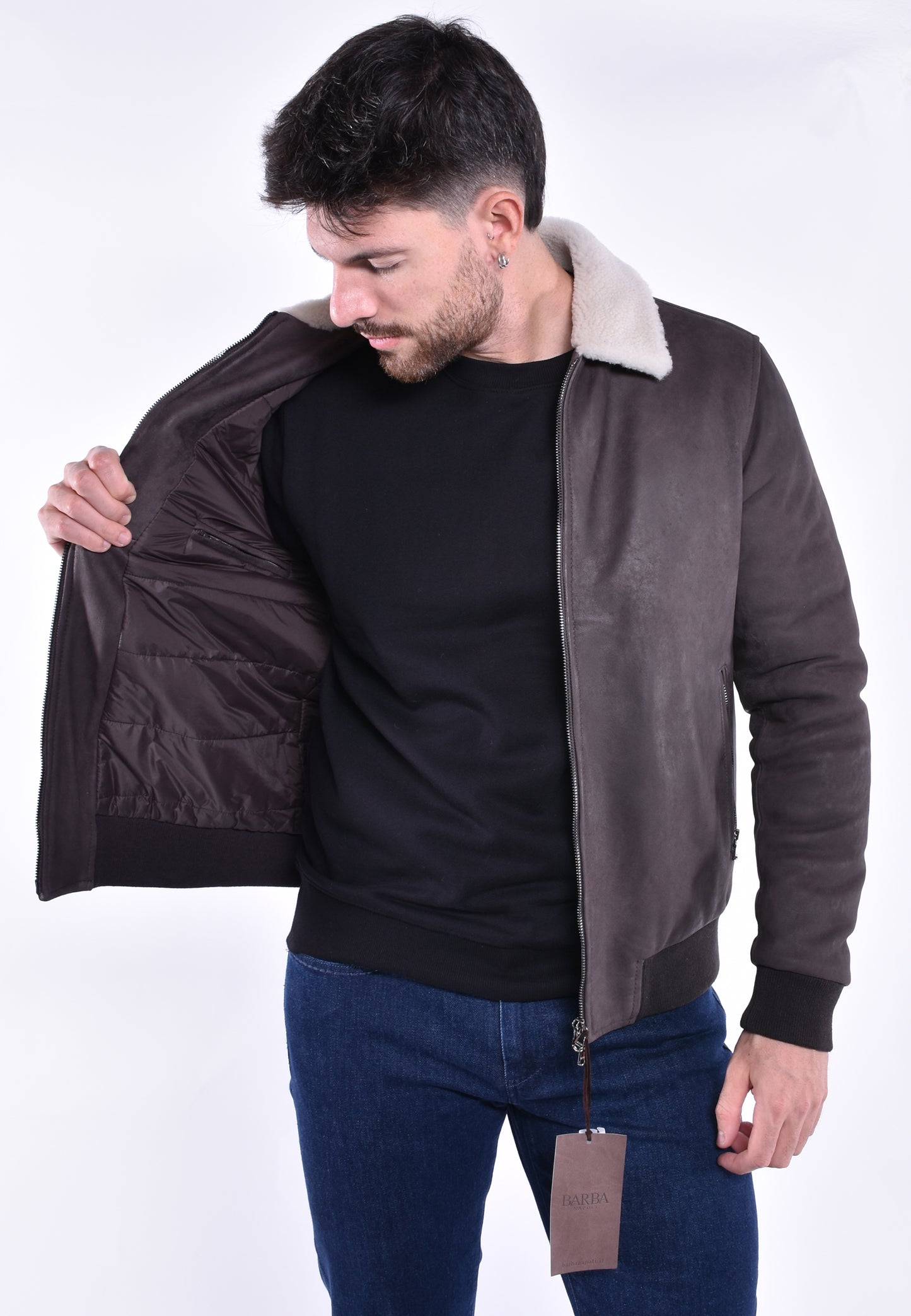 MONTONE IN VERA PELLE