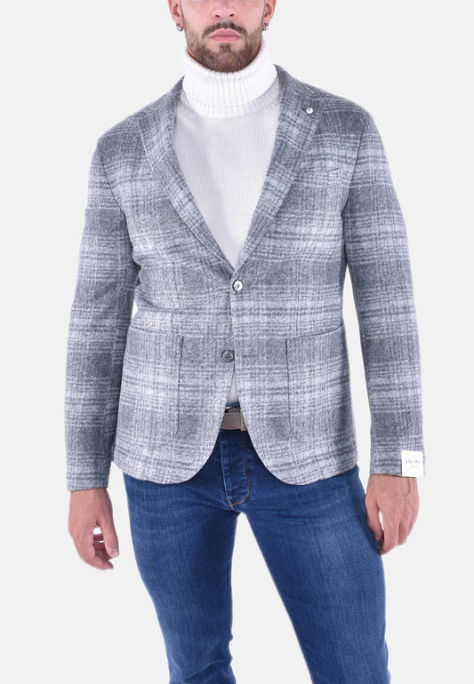 GIACCA SARTORIALE MONOPETTO REGULAR IN JERSEY