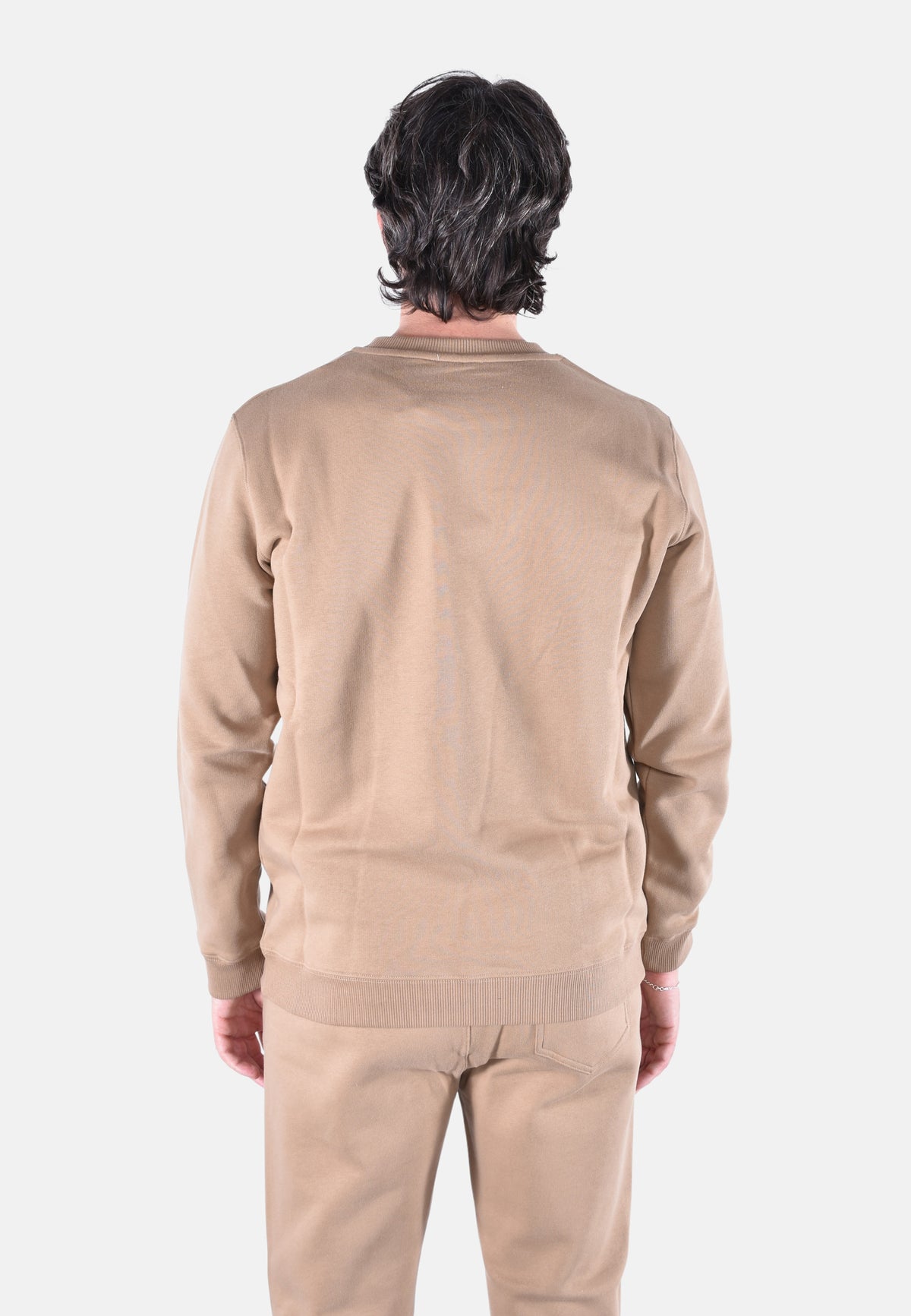 REGULAR-FIT COTTON FLEECE SWEATSHIRT