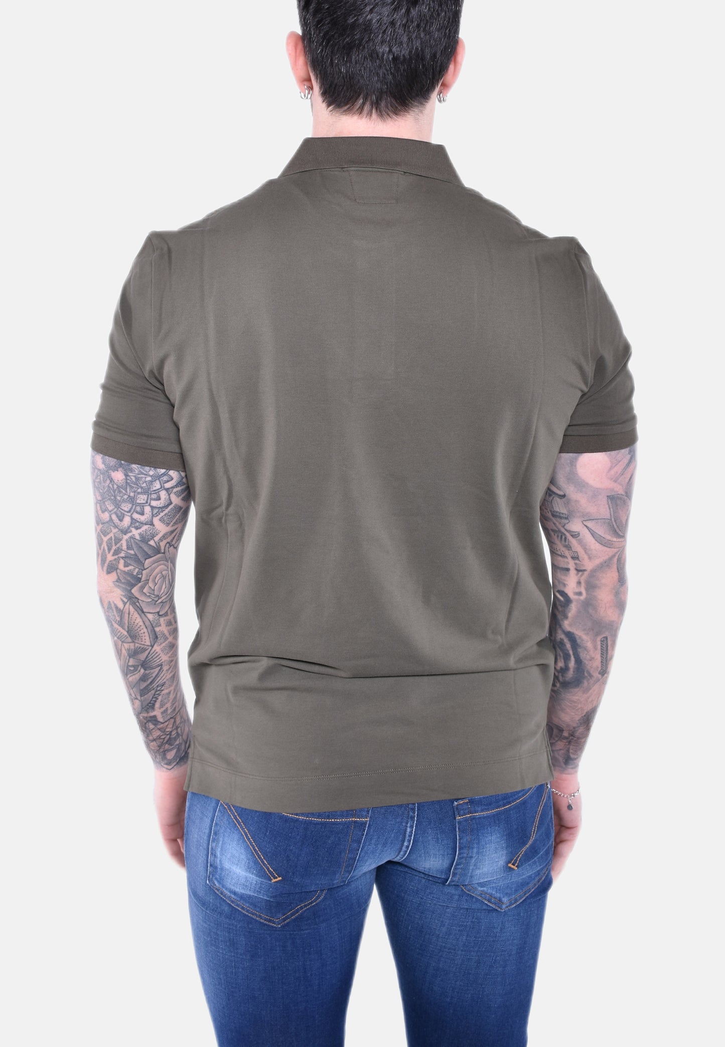 STRETCH PIQUET SLIM POLO SHIRT