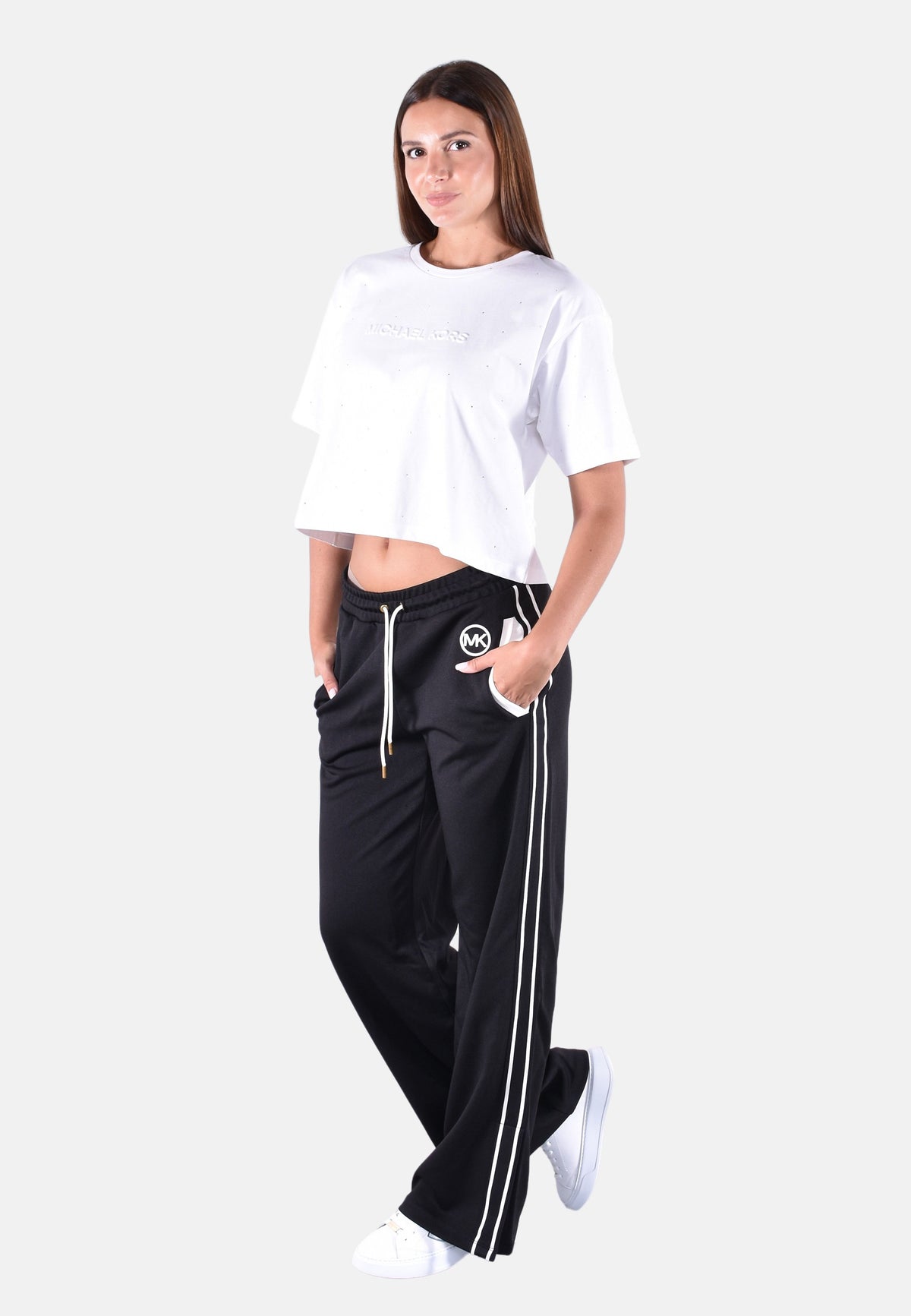 CONTRAST TRIM TRACK PANT