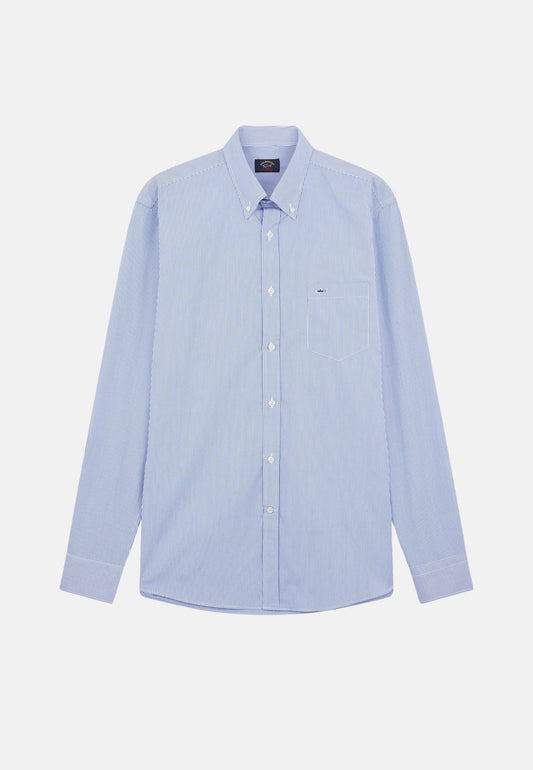 CAMICIA IN POPELINE DI COTONE