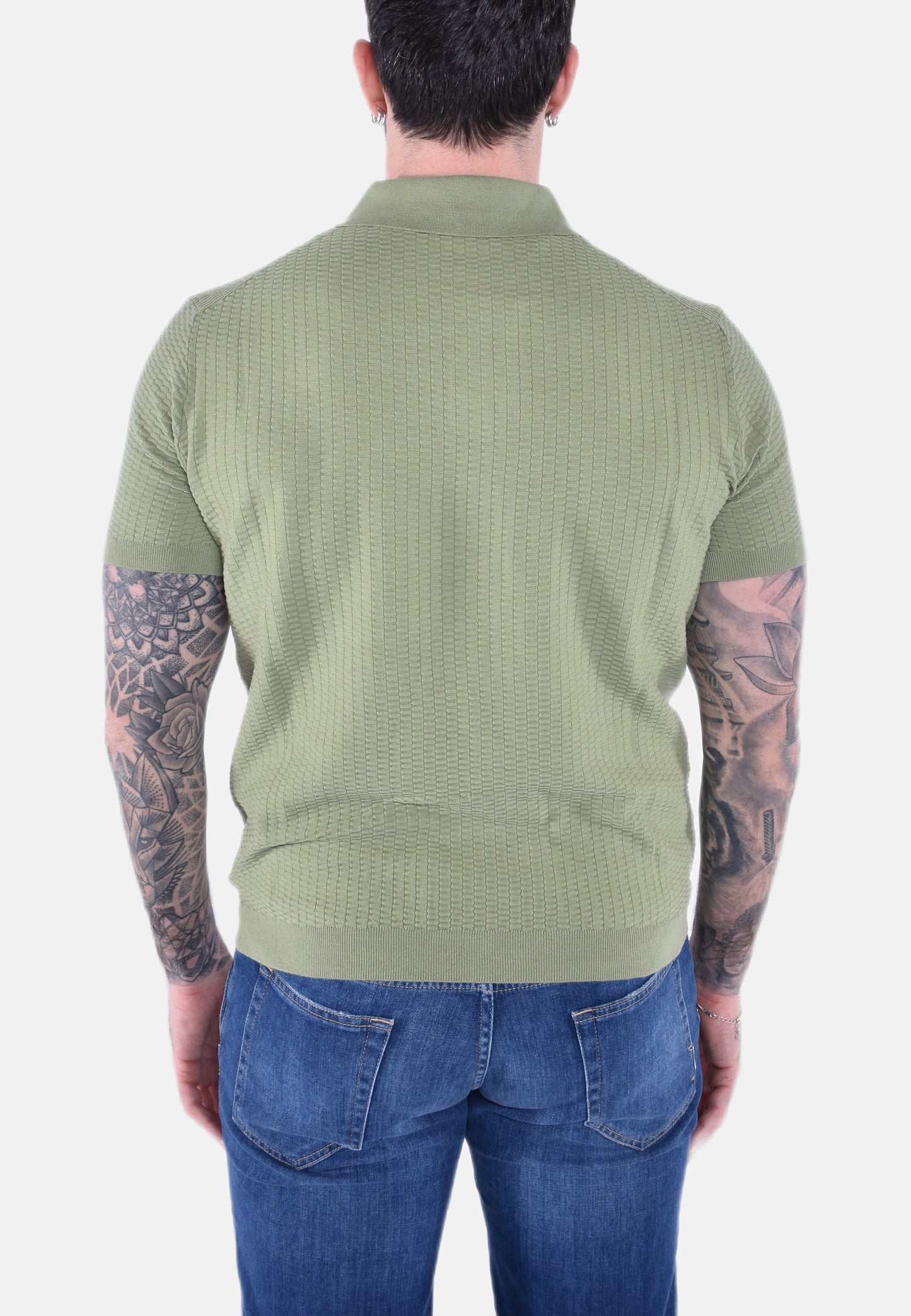 POLO M-MANICA LAVORATA