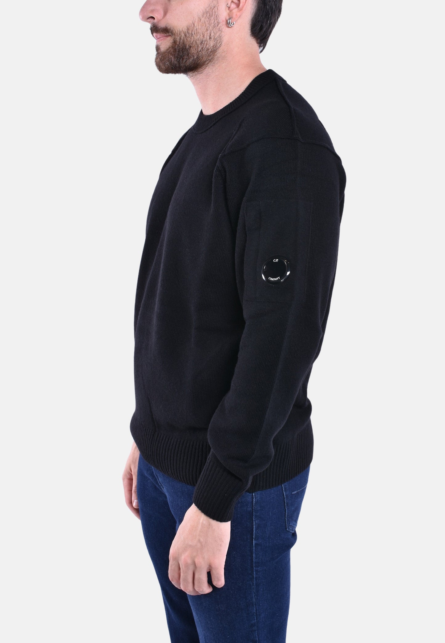 LAMBSWOOL GRS CREW NECK KNIT