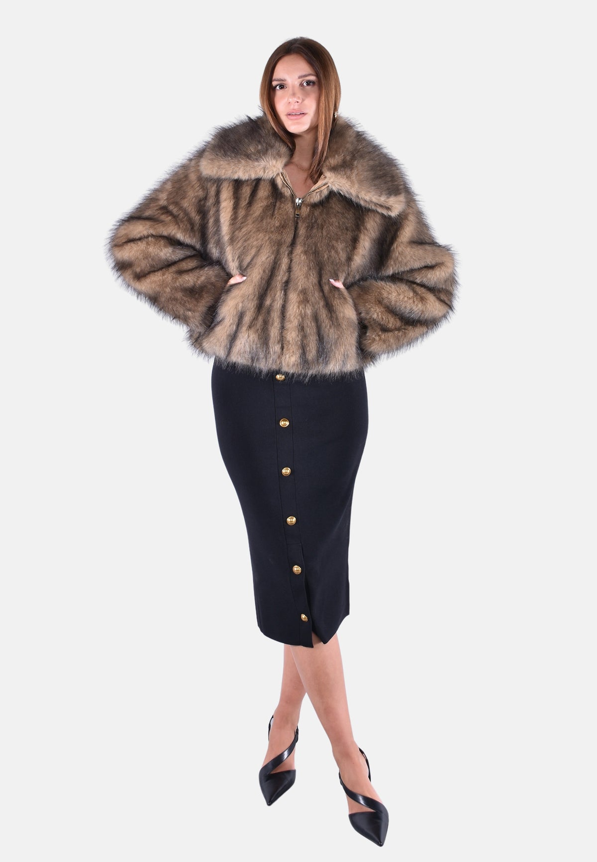 FAUX FUR BLOUSON