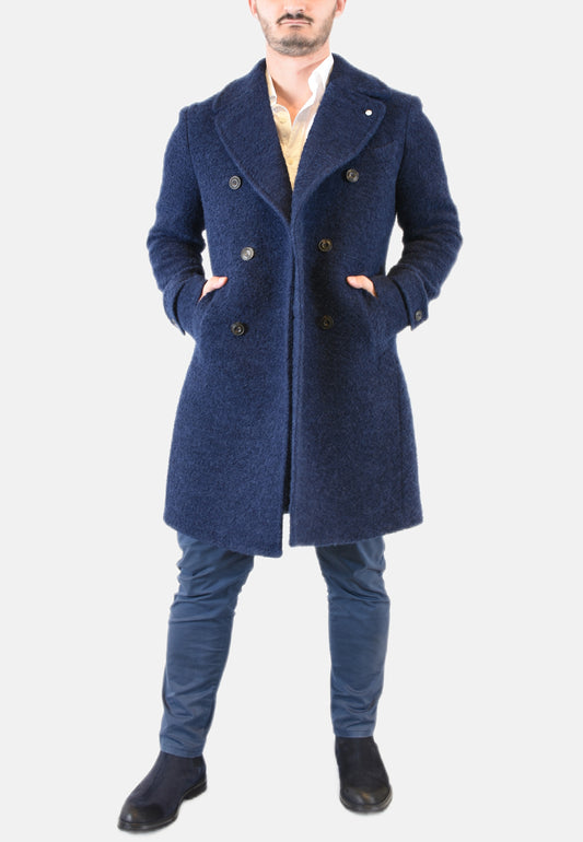 CAPPOTTO DOPPIOPETTO IN LANA ORSETTO