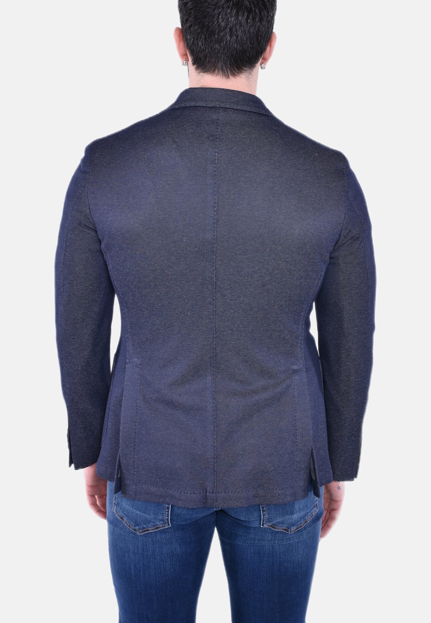 GIACCA DOPPIOPETTO IN COTONE ELASTICIZZATO