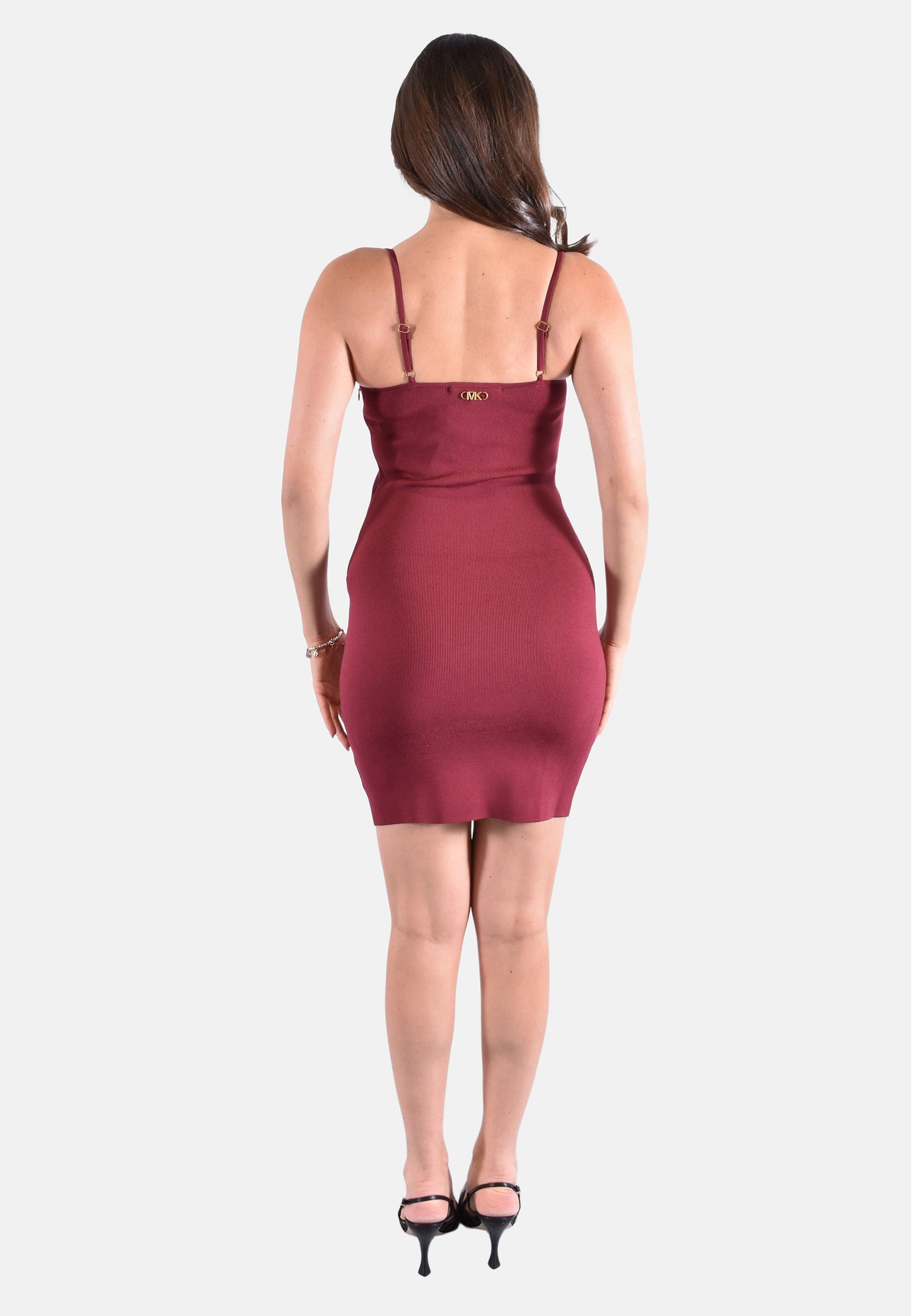 ABITO IN MAGLIA STRETCH CON SPALLINE