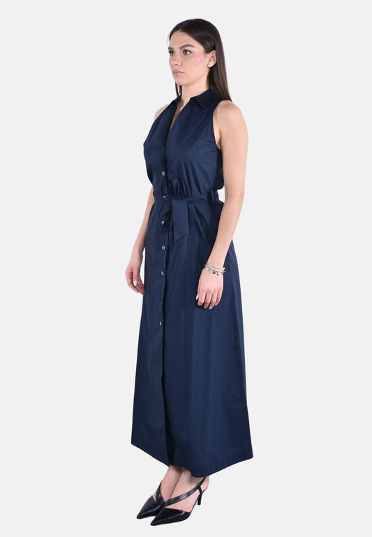 COTTON POPLIN SHIRT DRESS