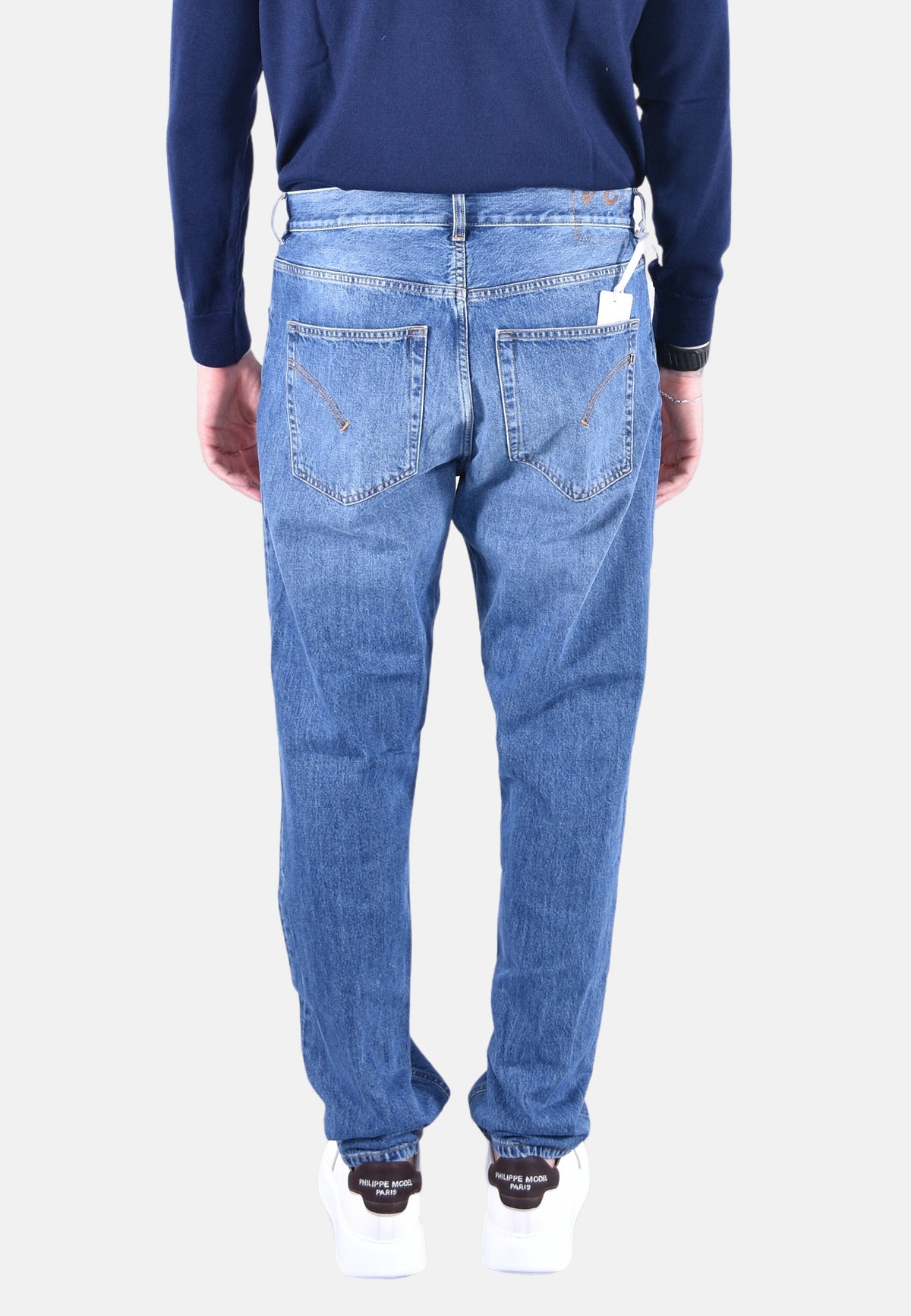 PACO LOOSE-FIT 5-POCKET JEANS IN BLUE 12.5 OZ RIGID DENIM