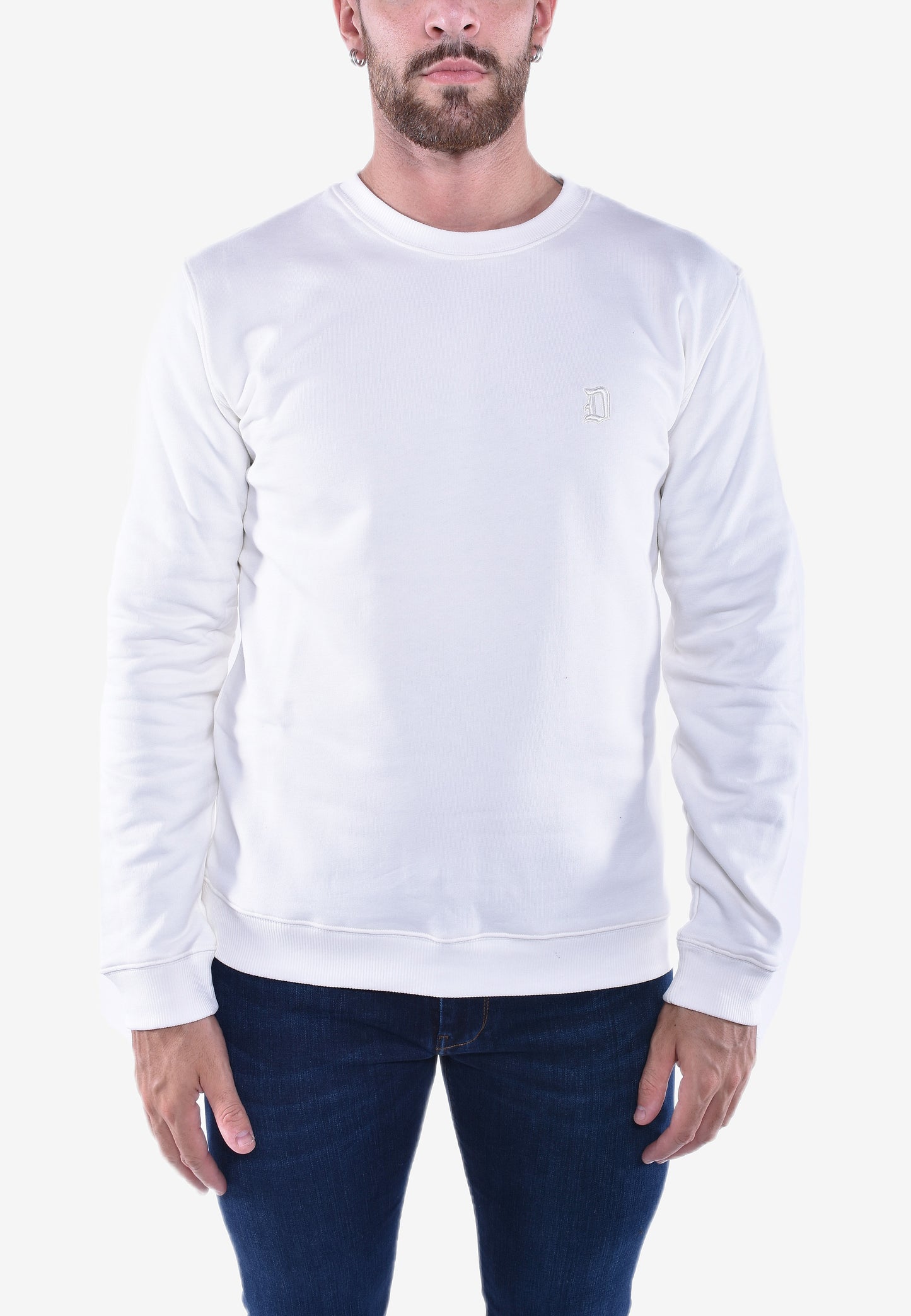 FELPA GIROCOLLO CON LOGO