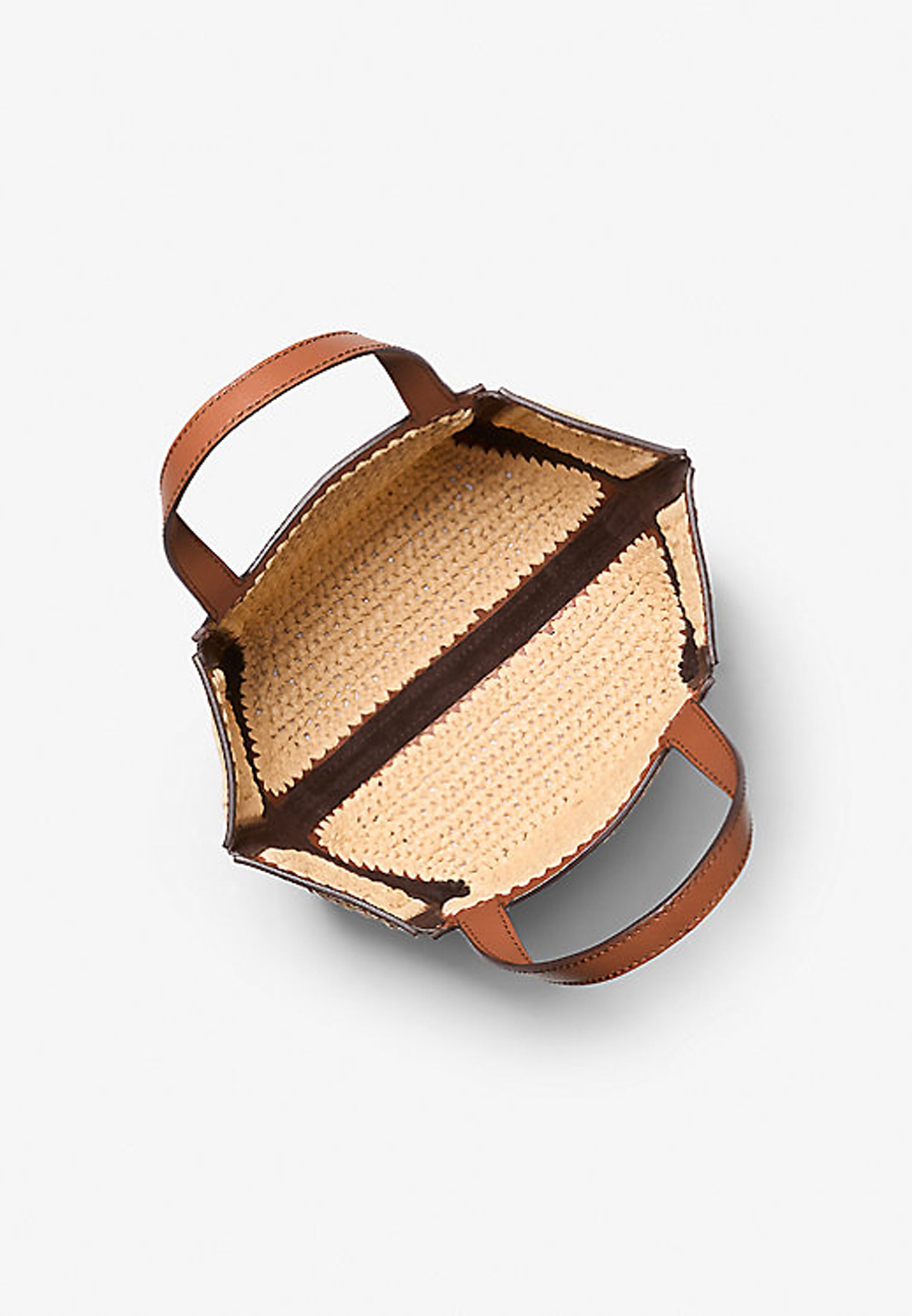 BORSA TOTE JORDI PICCOLA IN PAGLIA LAVORATA A MANO