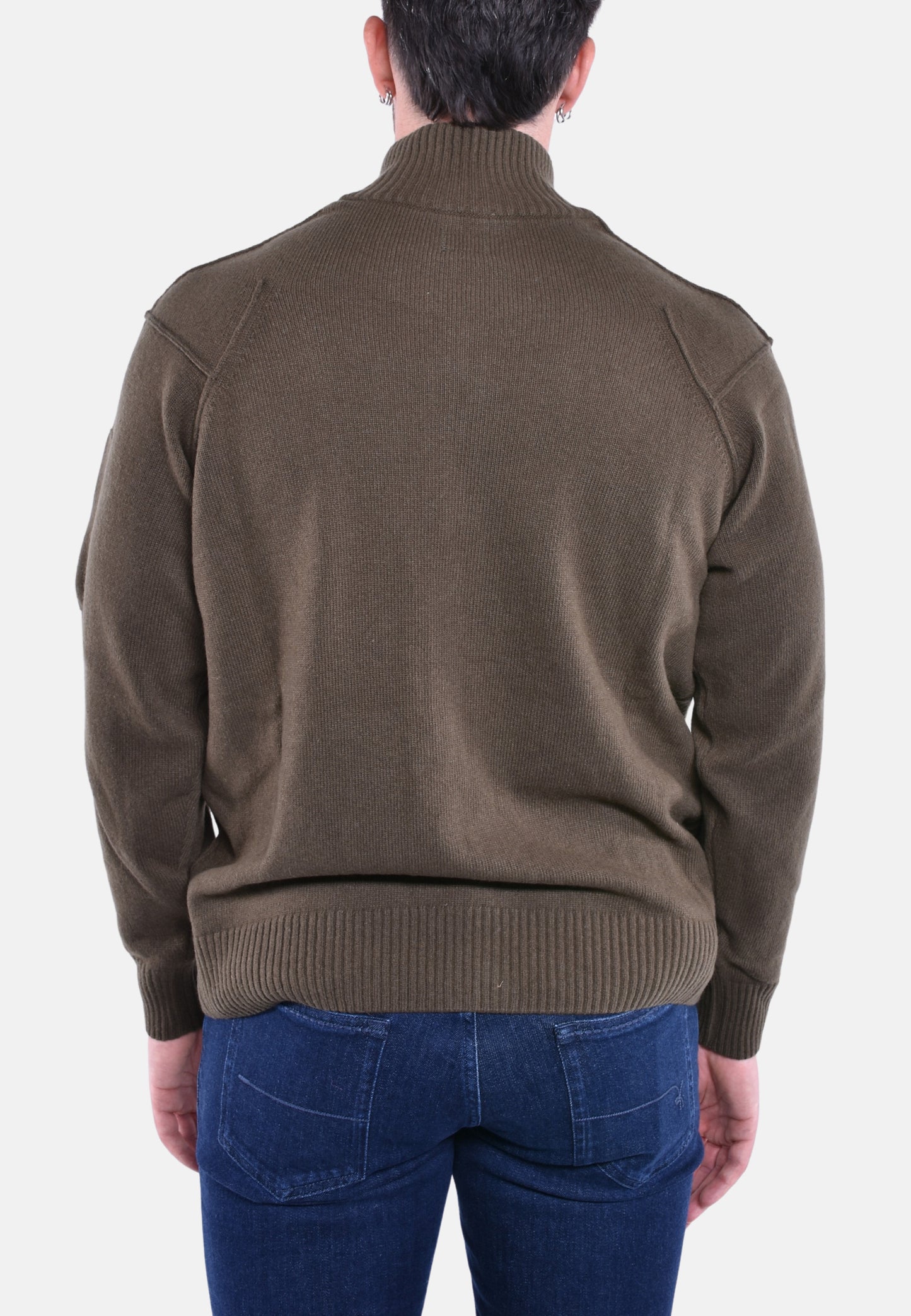 LAMBSWOOL GRS ZIPPED CARDIGAN