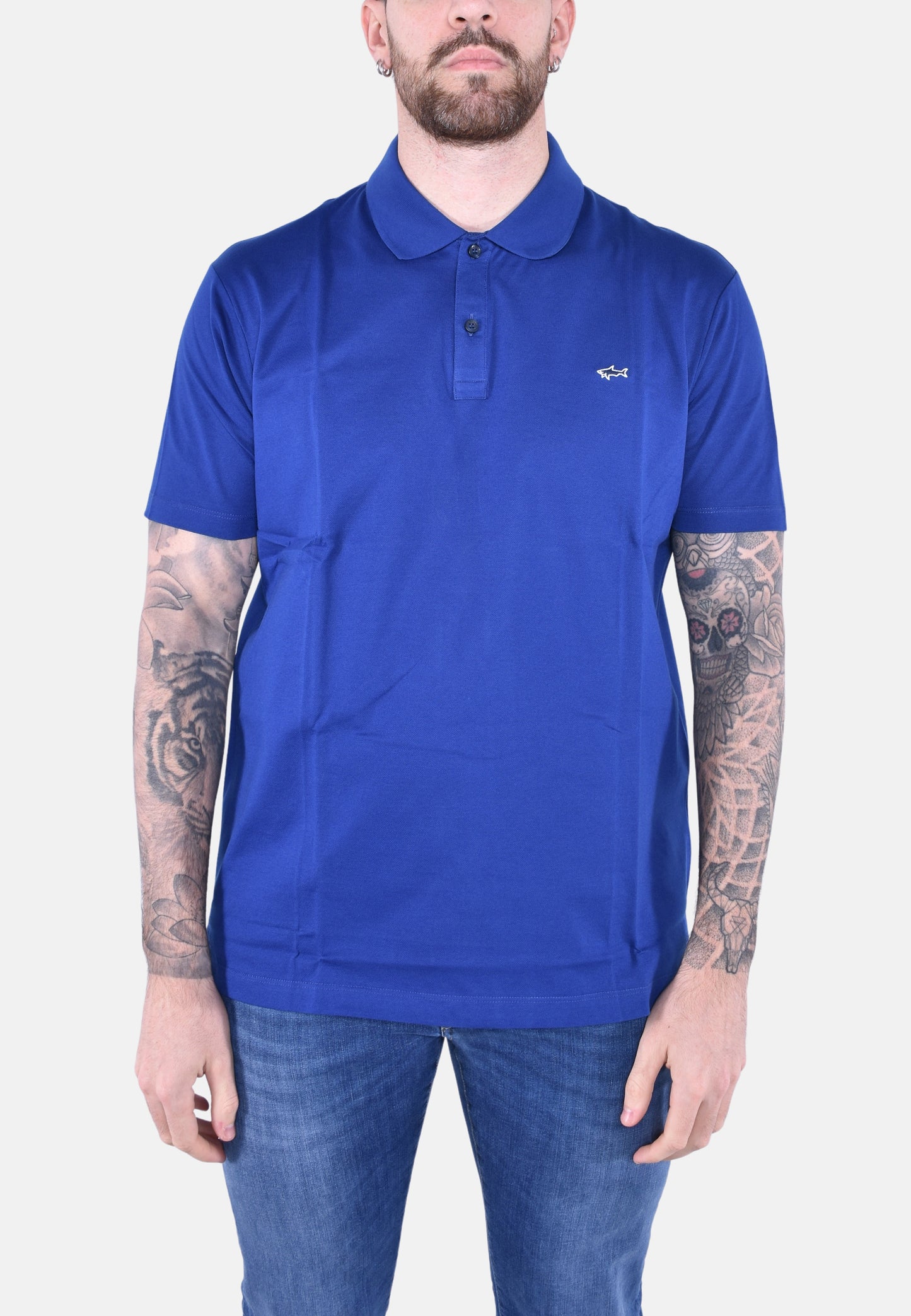 POLO IN COTONE DOUBLE PIQUE CON SHAR