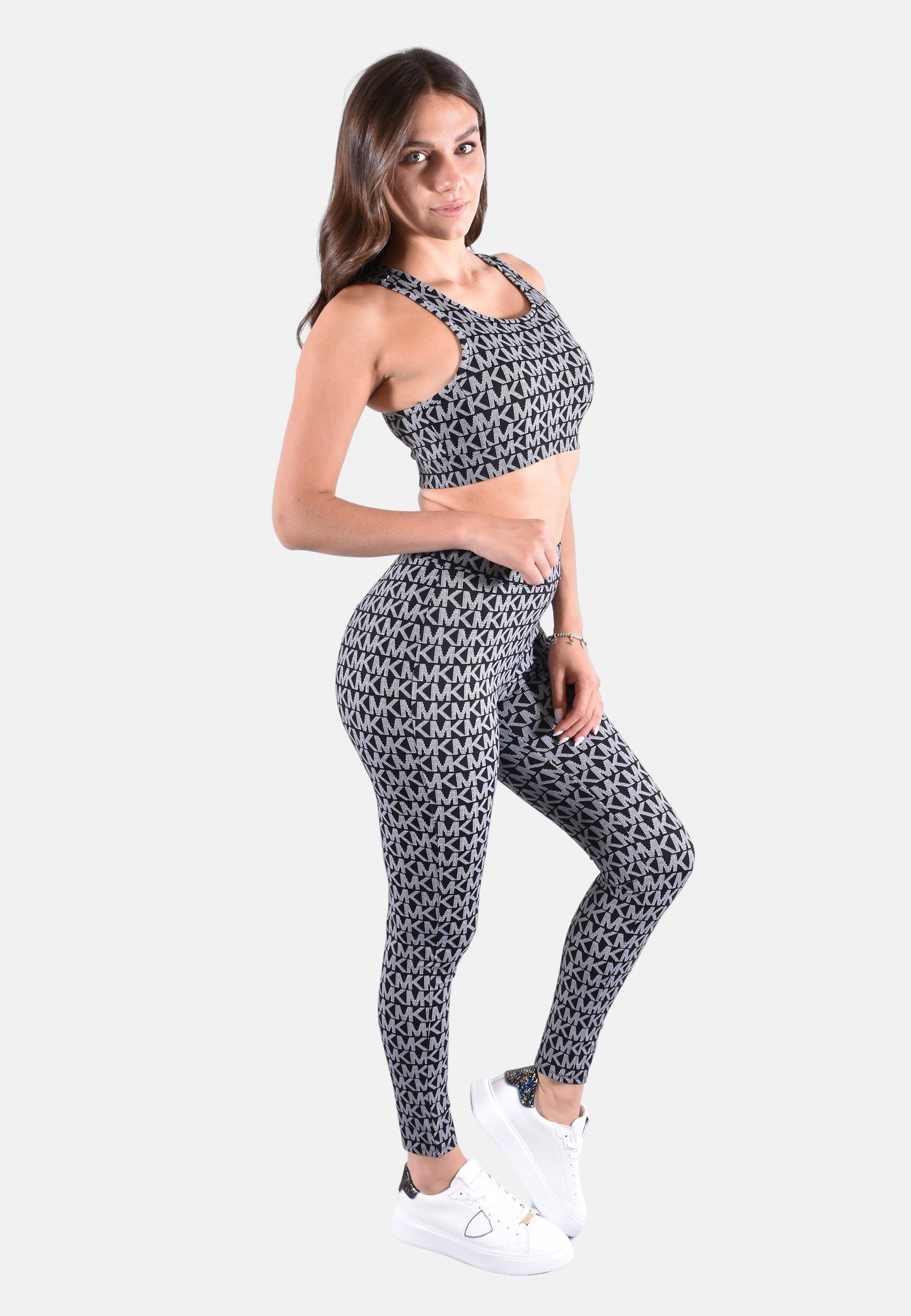 MK DOT LOGO PRINT LEGGINGS