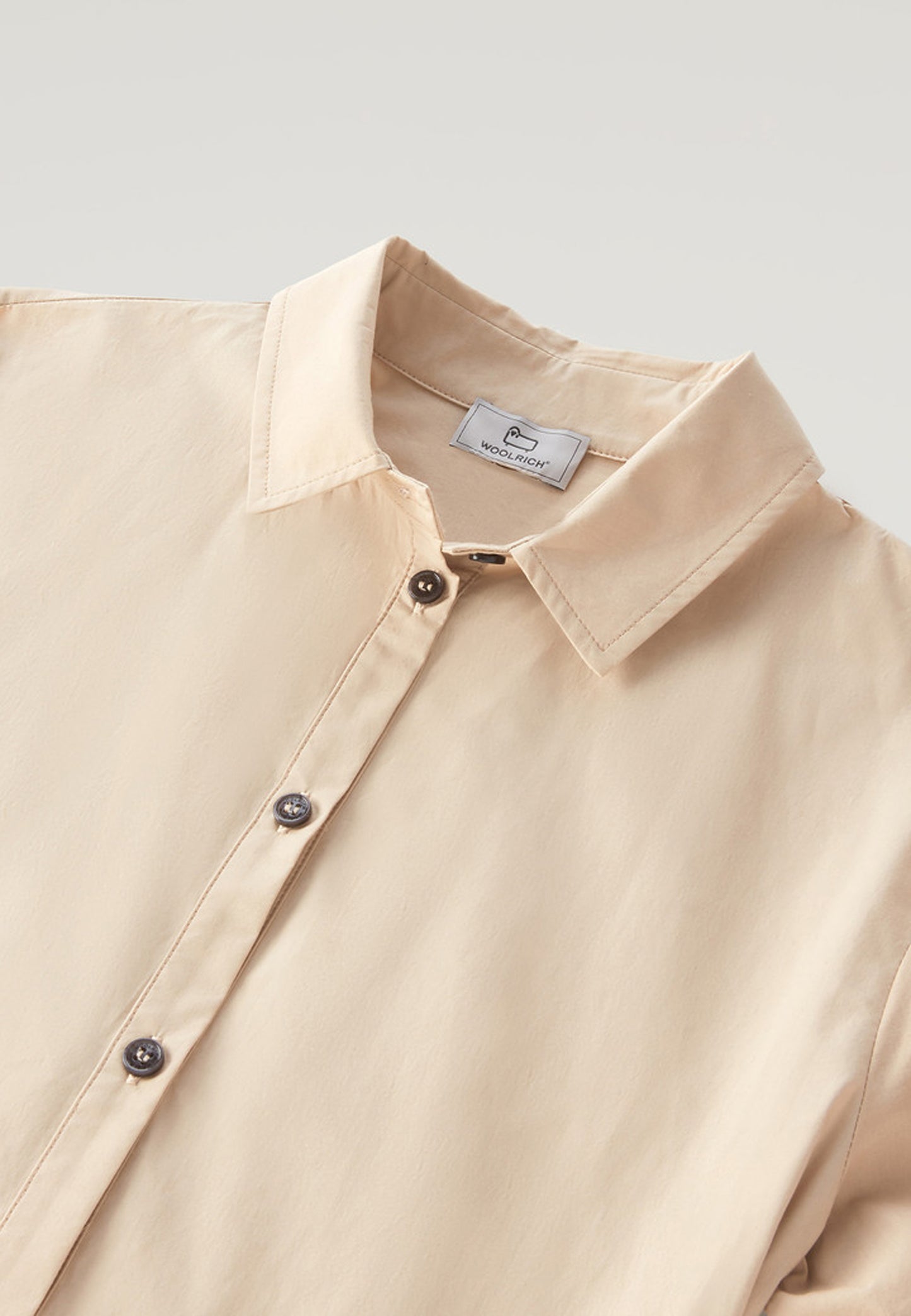 ABITO POPLIN LONG DRESS