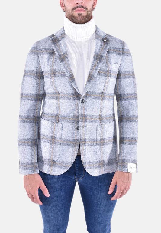 GIACCA SARTORIALE MONOPETTO REGULAR IN JERSEY