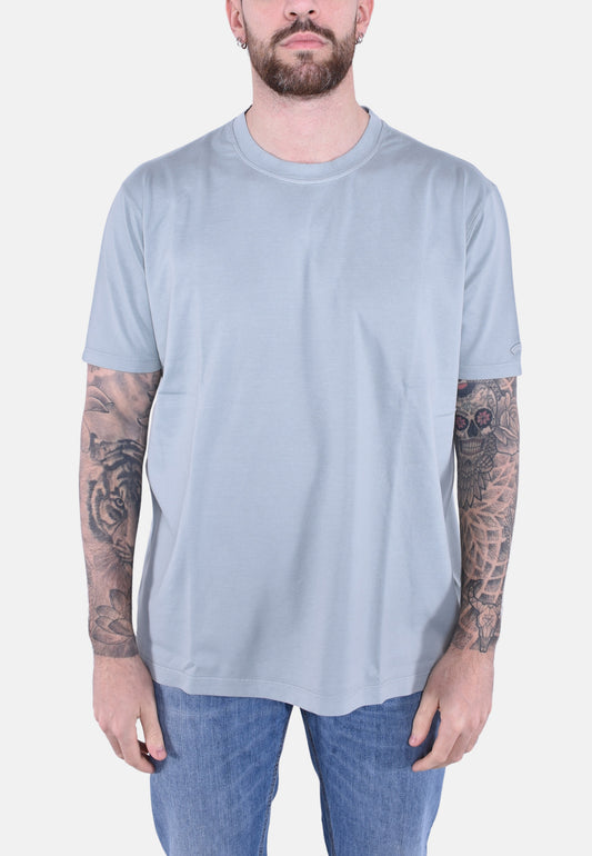 T-SHIRT IN COTONE LIGHT JERSEY TINTO CAP