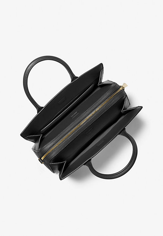 BORSA A MANO LAILA MEDIA IN PELLE MARTELLATA