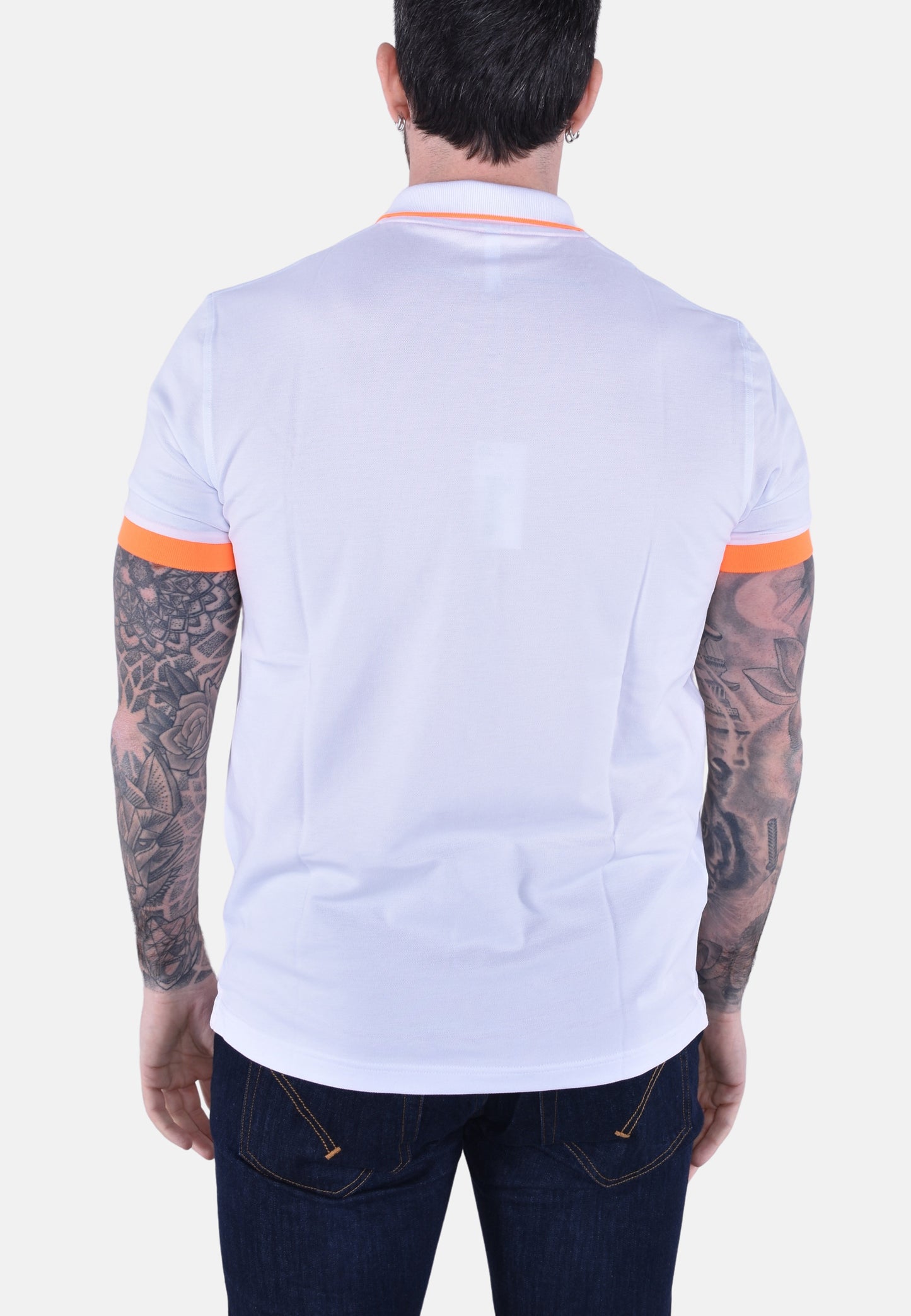 POLO SMALL STRIPE FLUO SHORT SLEEVES