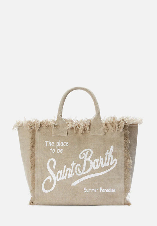 VANITY LINEN SHOULDER BAG