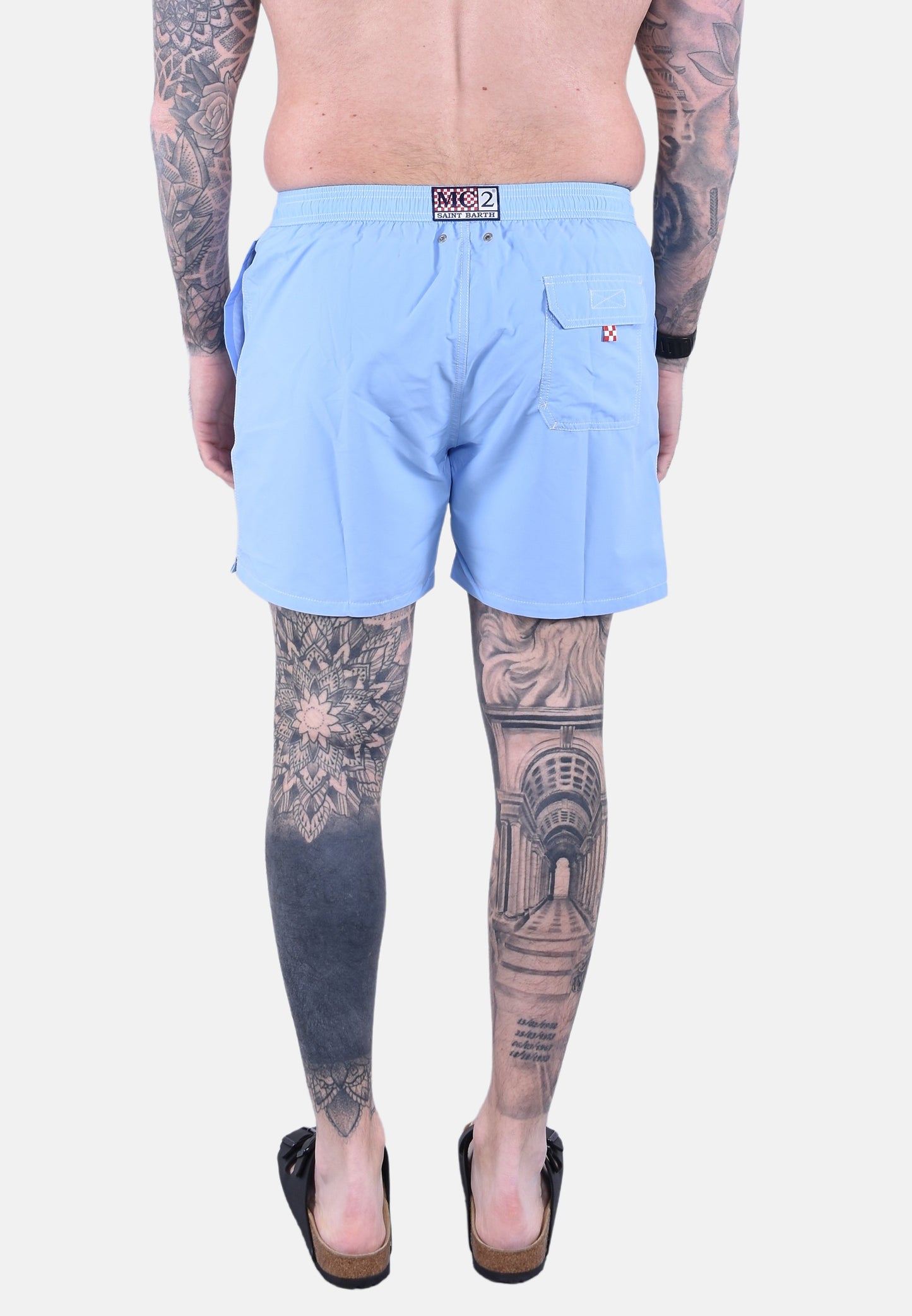 PATMOS SWIM SHORT WITH BACK FLAP POCKET