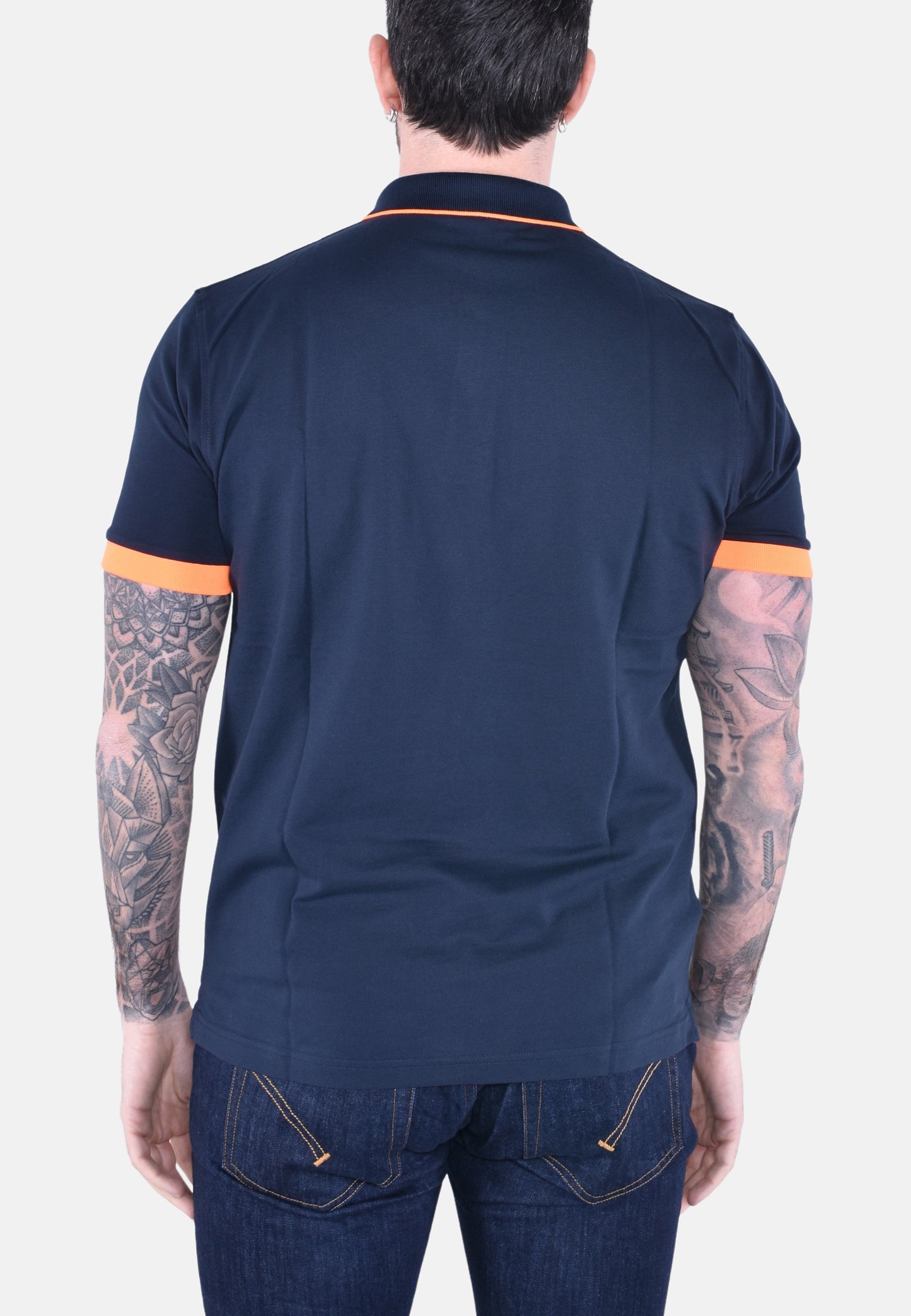 POLO SMALL STRIPE FLUO SHORT SLEEVES