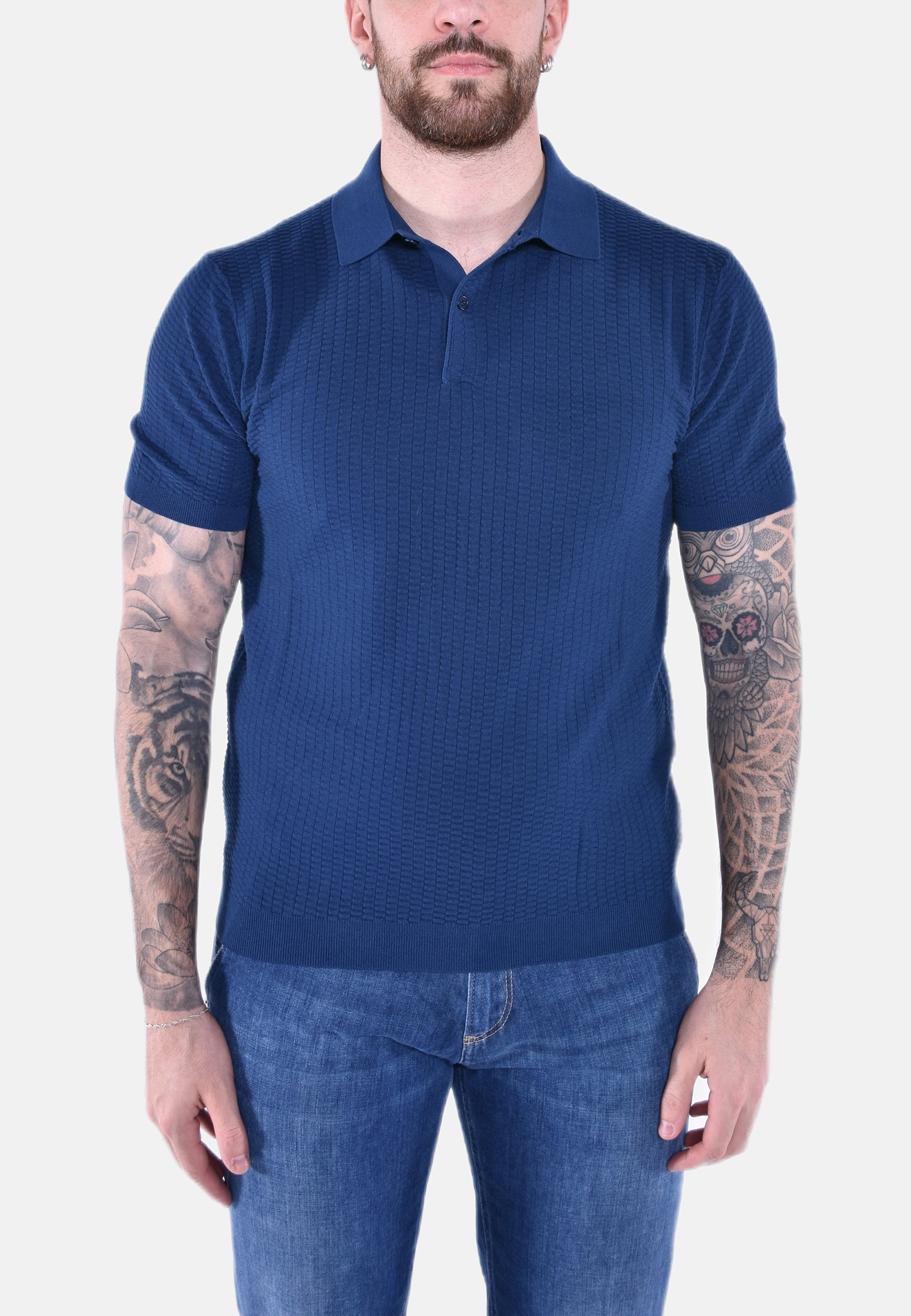 POLO M-MANICA LAVORATA