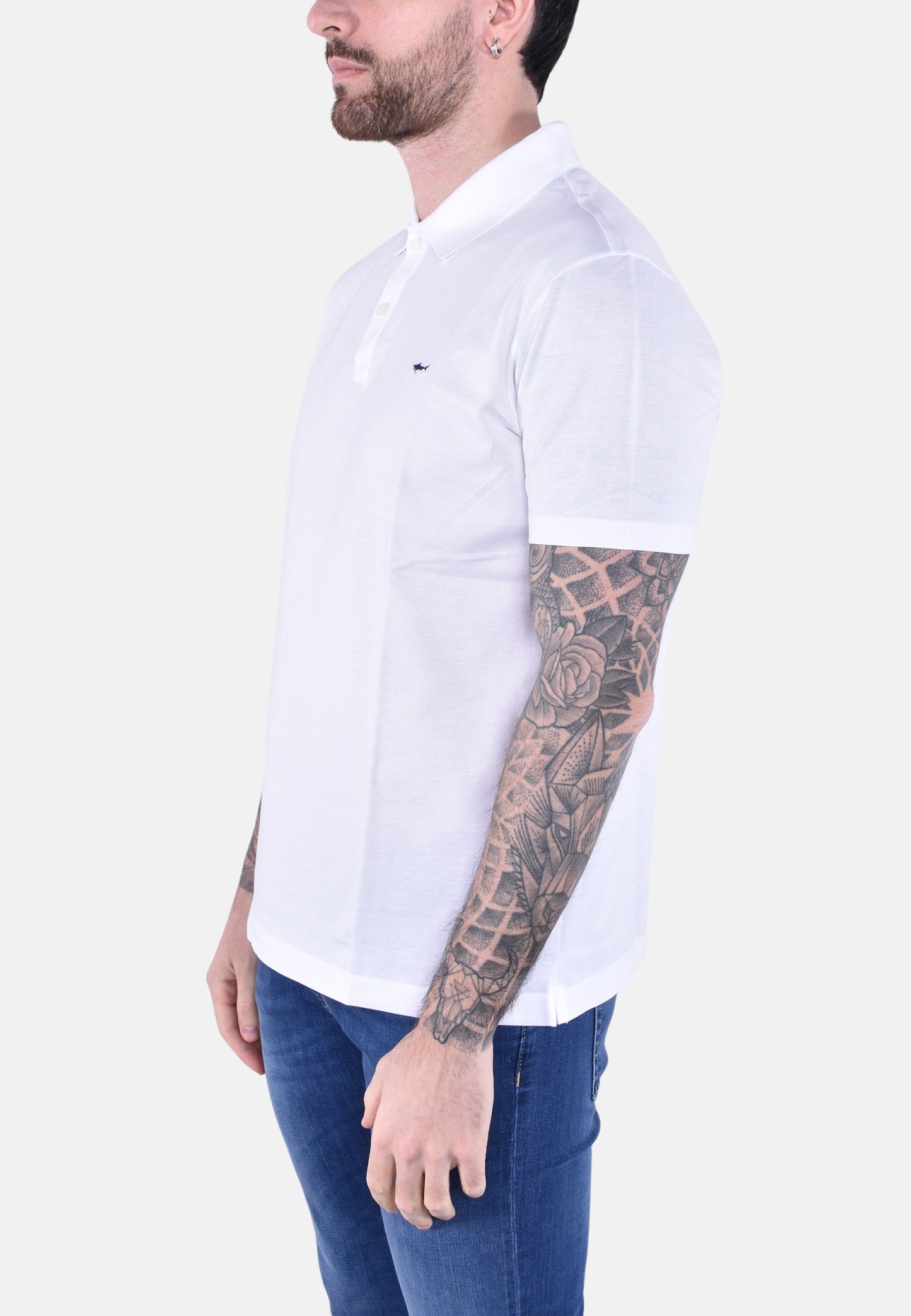 POLO IN COTONE DOUBLE PIQUE CON SHAR