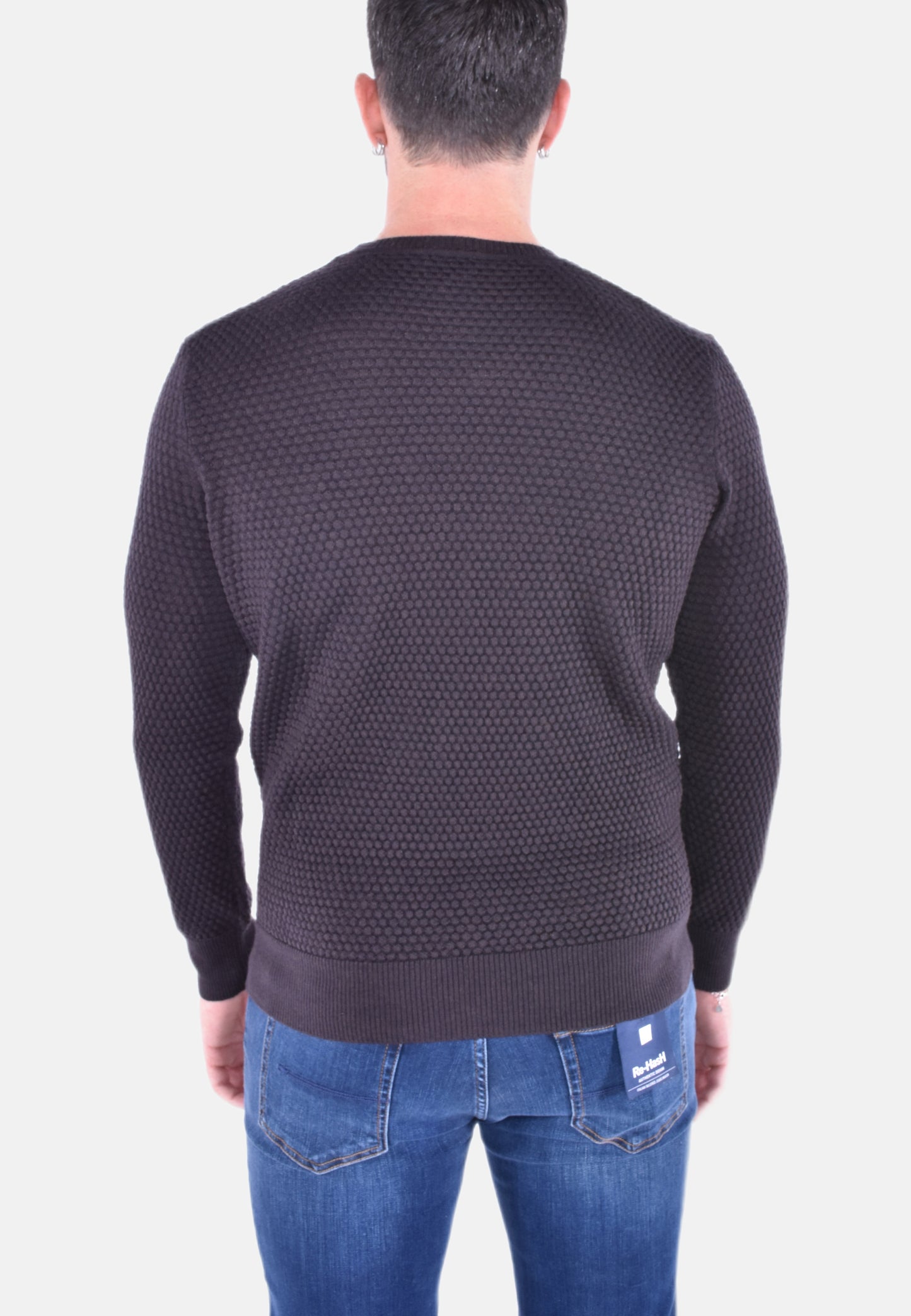 MAGLIONE GIROCOLLO IN FANTASIA