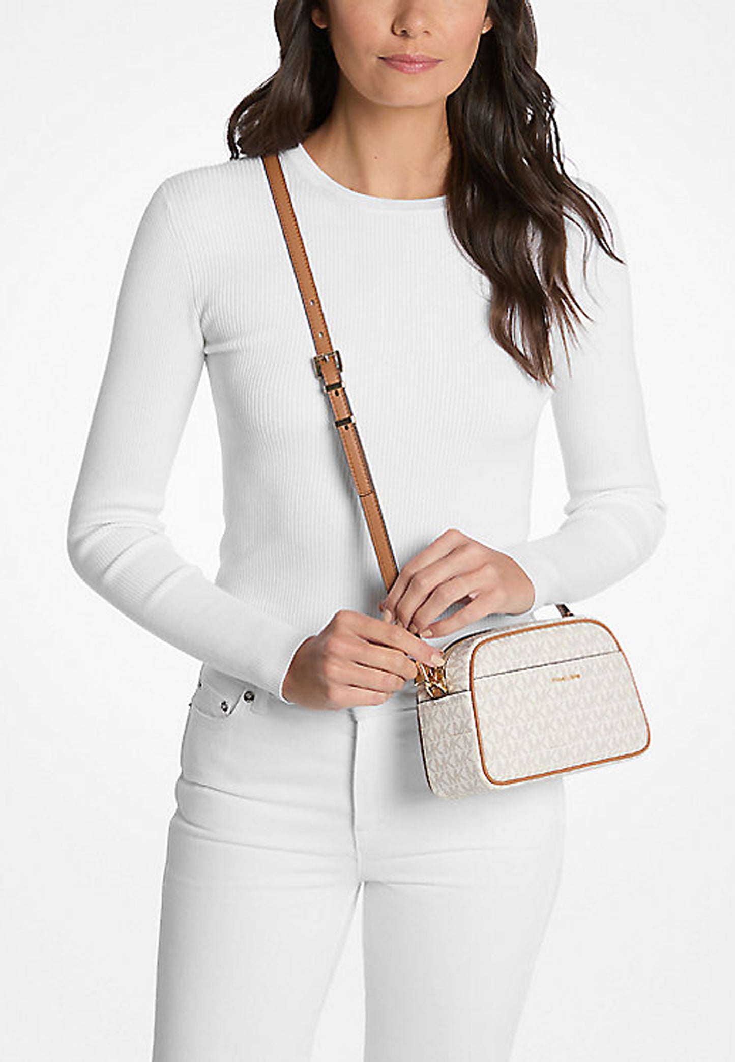 CAMERA BAG A TRACOLLA JET SET PICCOLA CON LOGO