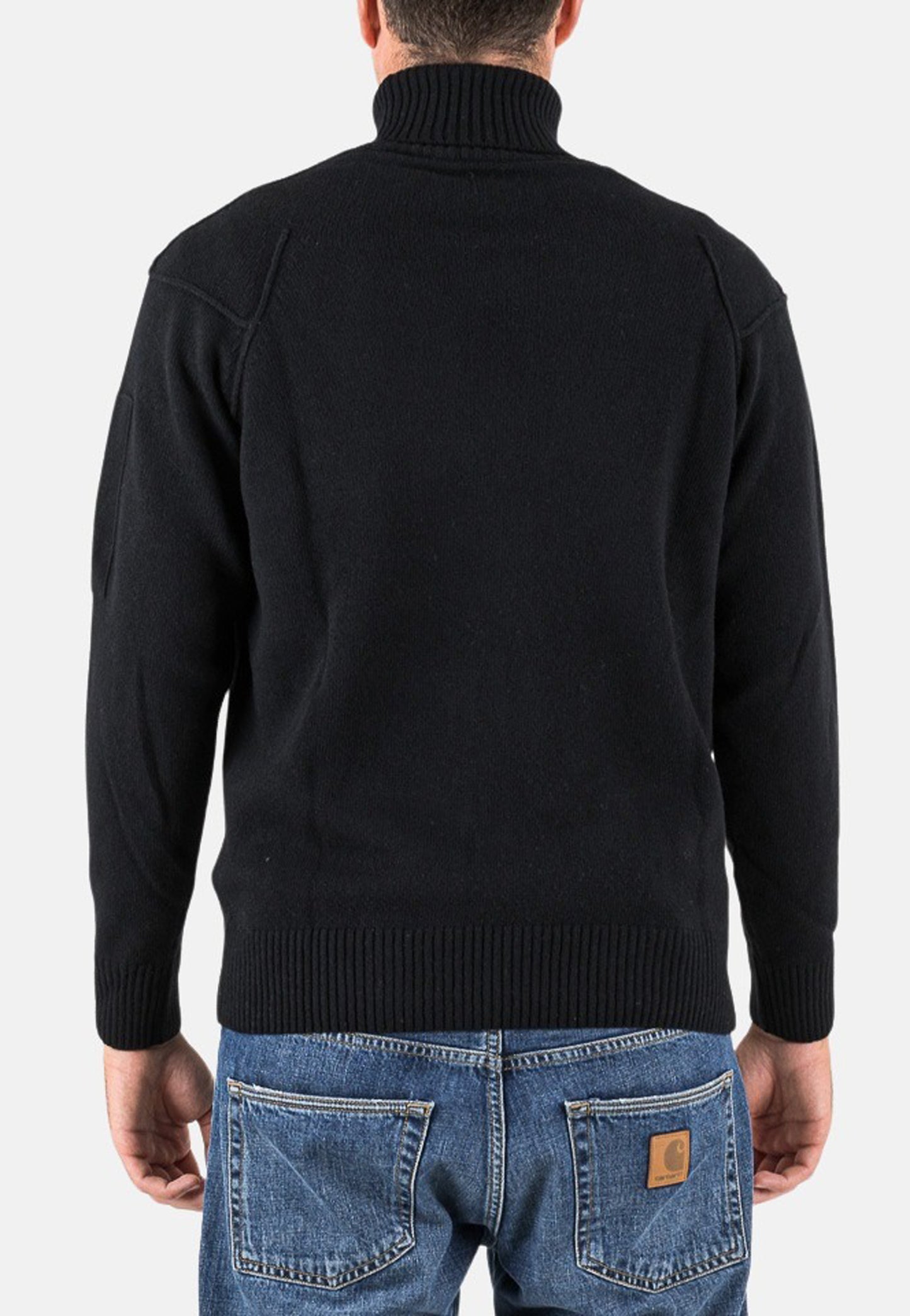LAMBSWOOL GRS ROLL NECK KNIT