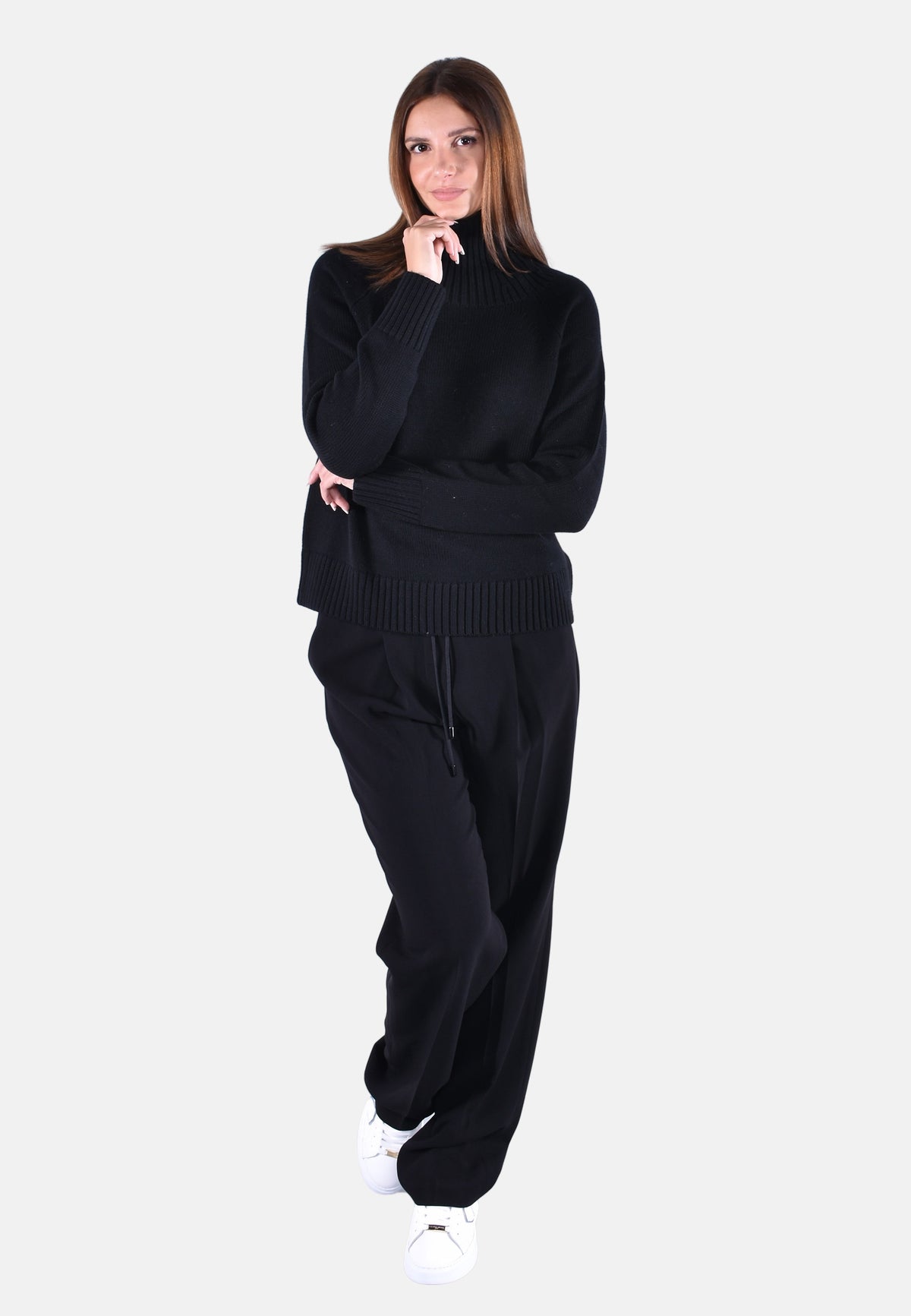 PLEATED TRACK PANT