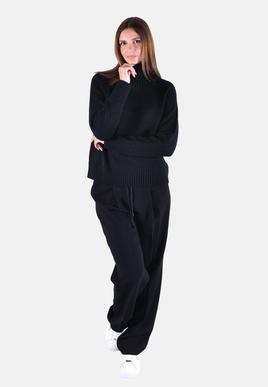 PLEATED TRACK PANT
