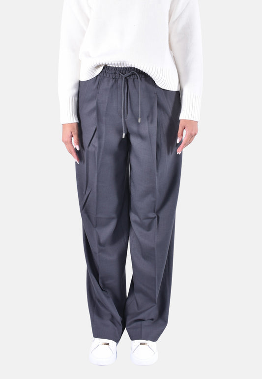 PLEATED TRACK PANT