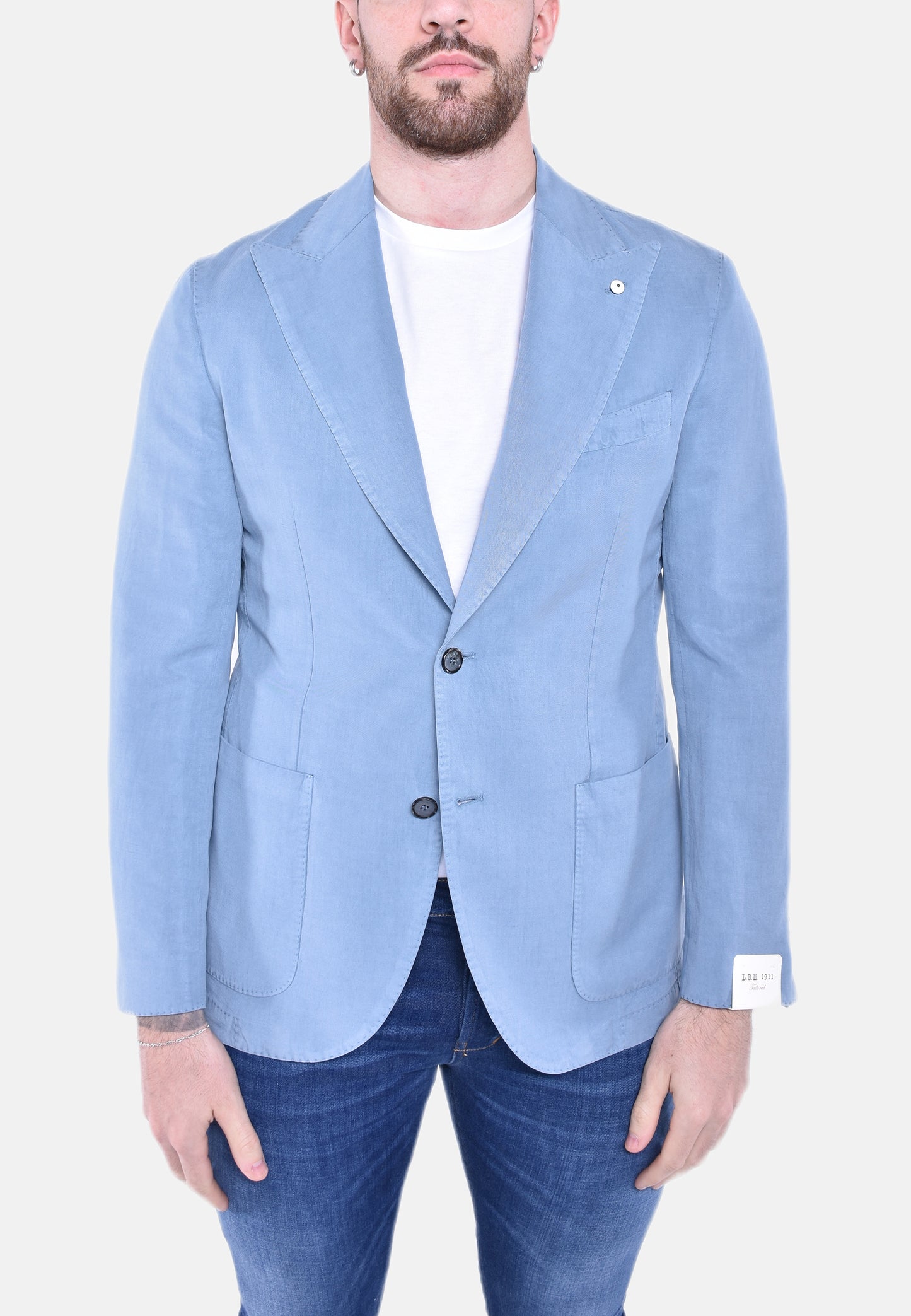 GIACCA MONOPETTO COTONE E LINO