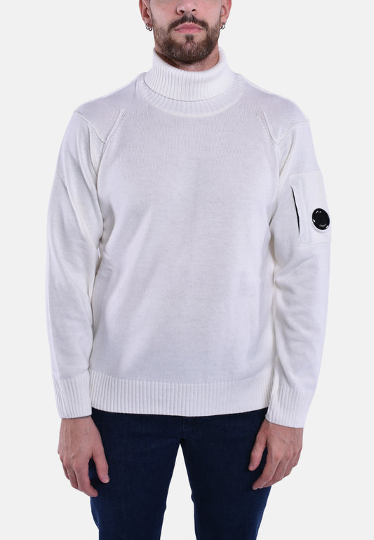 LAMBSWOOL GRS ROLL NECK KNIT