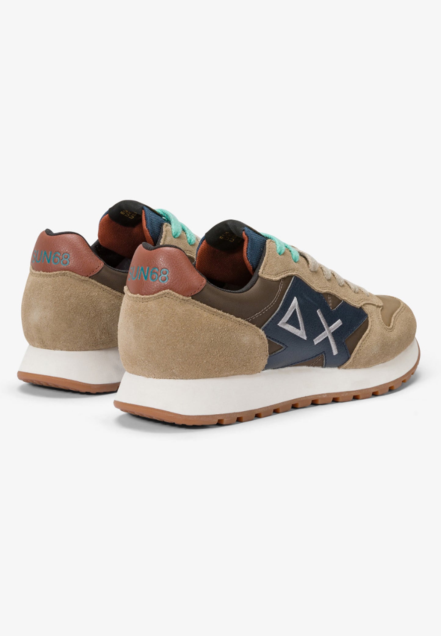 SNEAKERS JAKI BICOLOR BEIGE SCURO