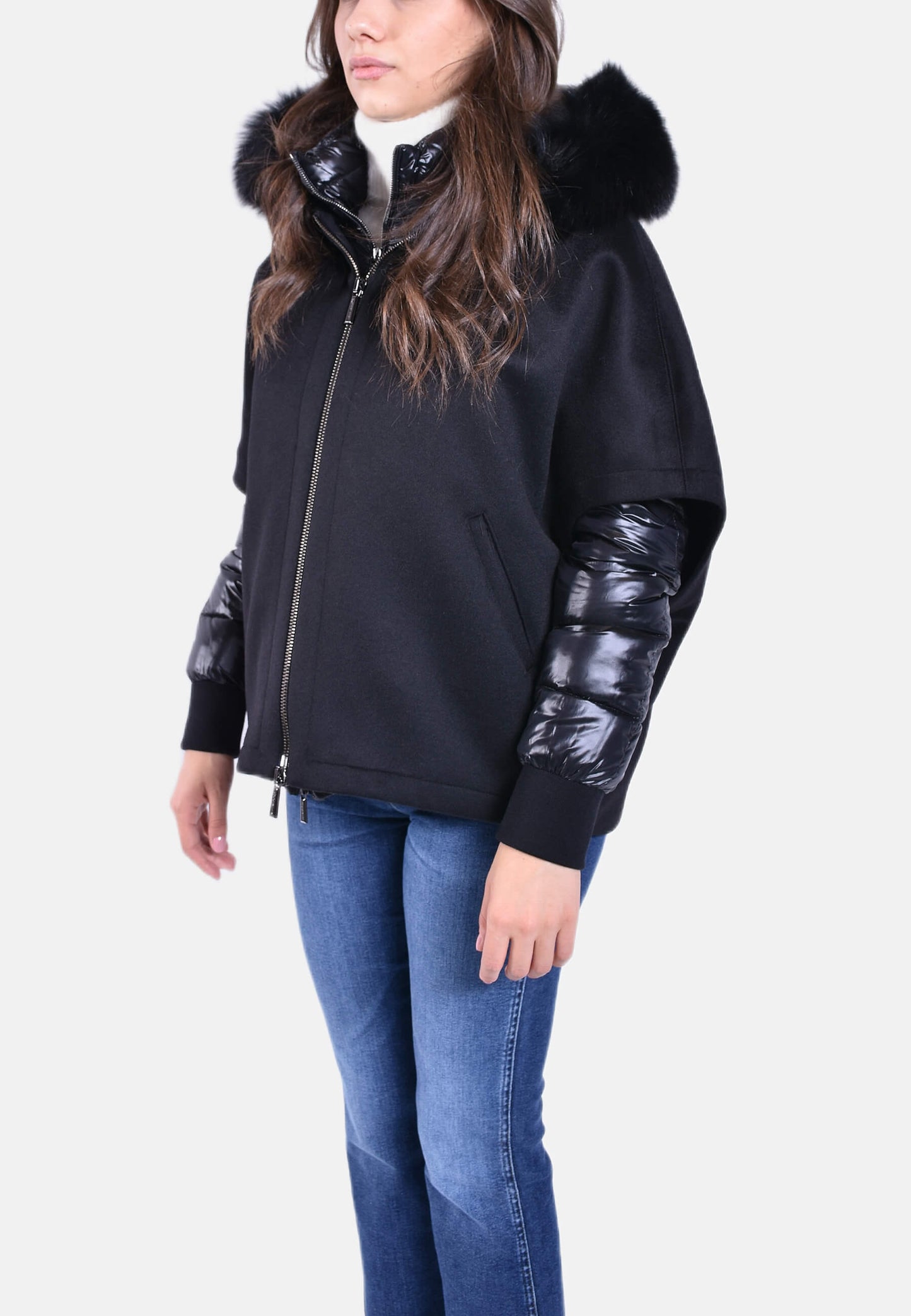 CAPPA IN LANA CON PIUMINO STACCABILE PEGASO