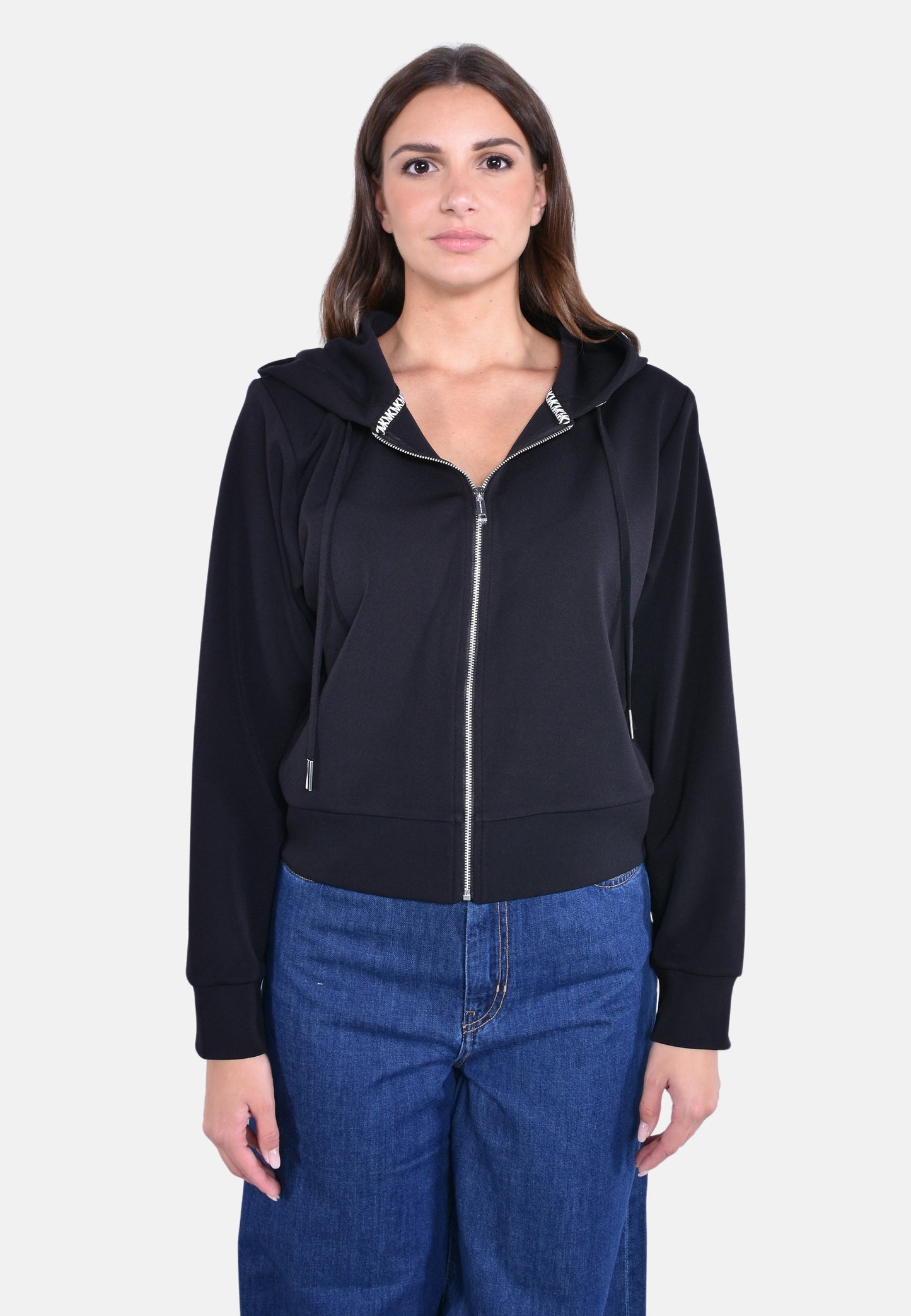 SHLDR PAD CROP ZIP HDIE