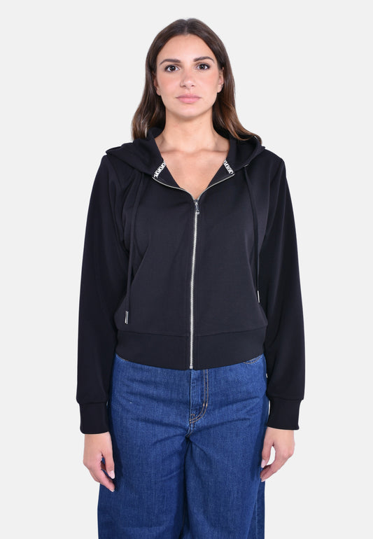 SHLDR PAD CROP ZIP HDIE