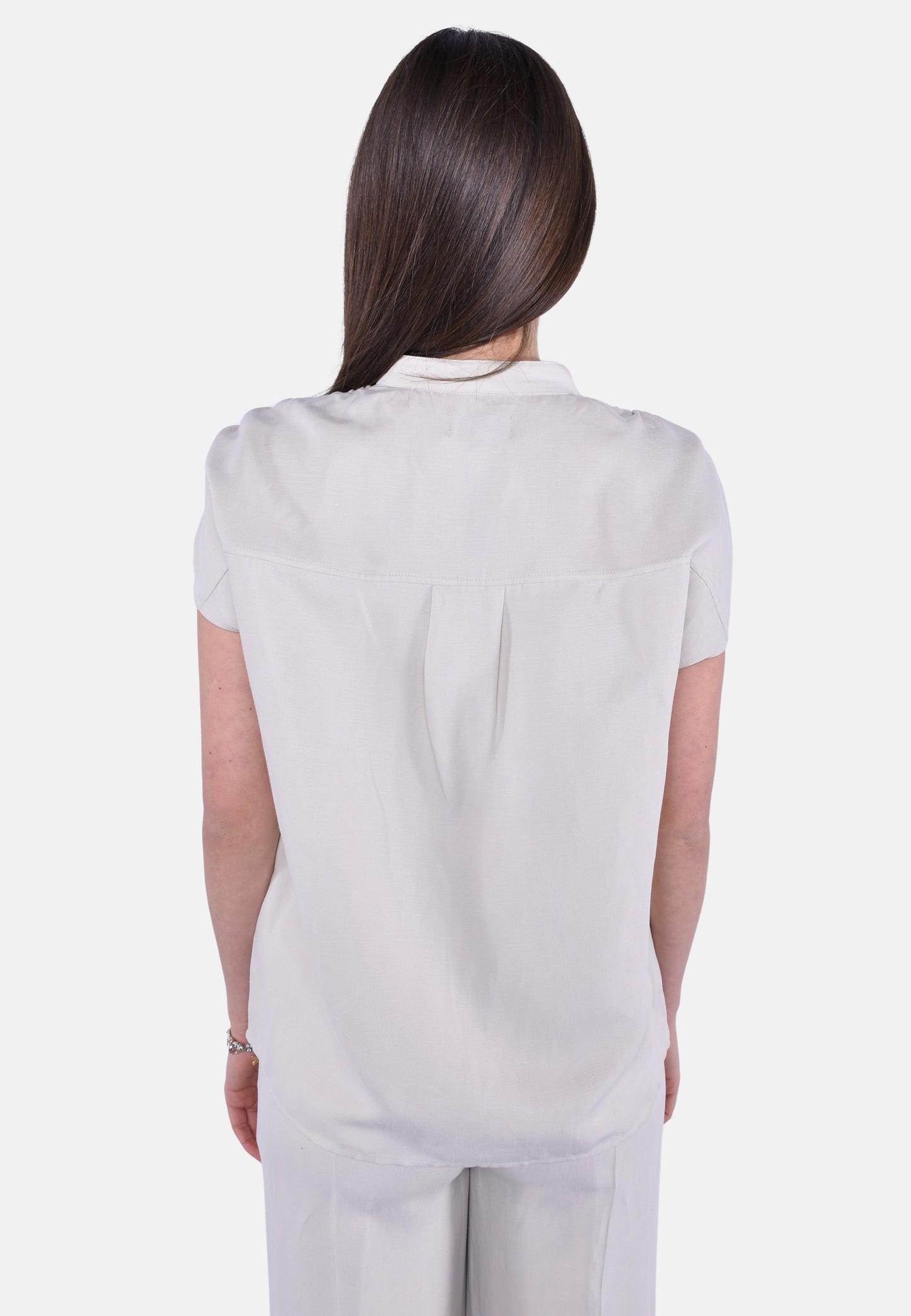 VISCOSE LINEN BLOUSE