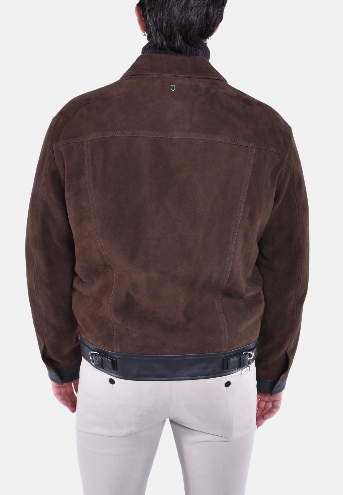 GIUBBOTTO BIKER IN PELLE